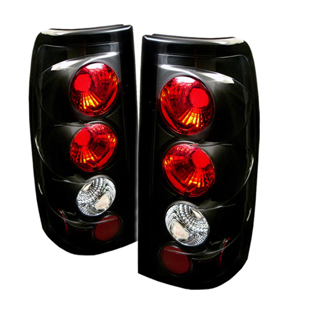 Spyder Chevy Silverado 1500/2500 99-02 (Not Fit Stepside) / Gmc Sierra 1500/2500/3500 99-03 Altezza Tail Lights G2 Version - Bla