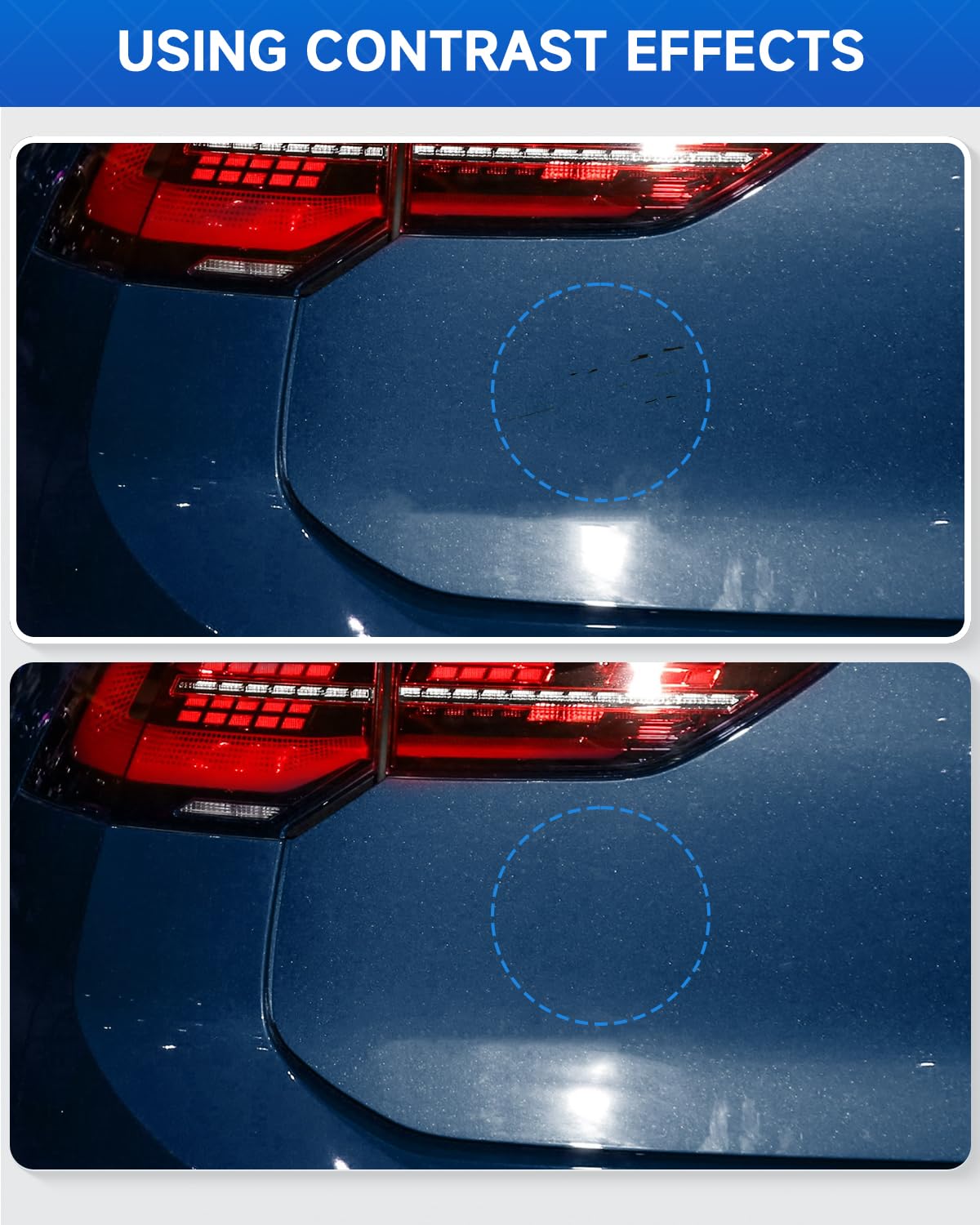 RSACET LD5L/2B Silk Blue Metallic Touch Up Paint Compatible with Volkswagen Exact Match Touch Up Paint Car Scratch Repair