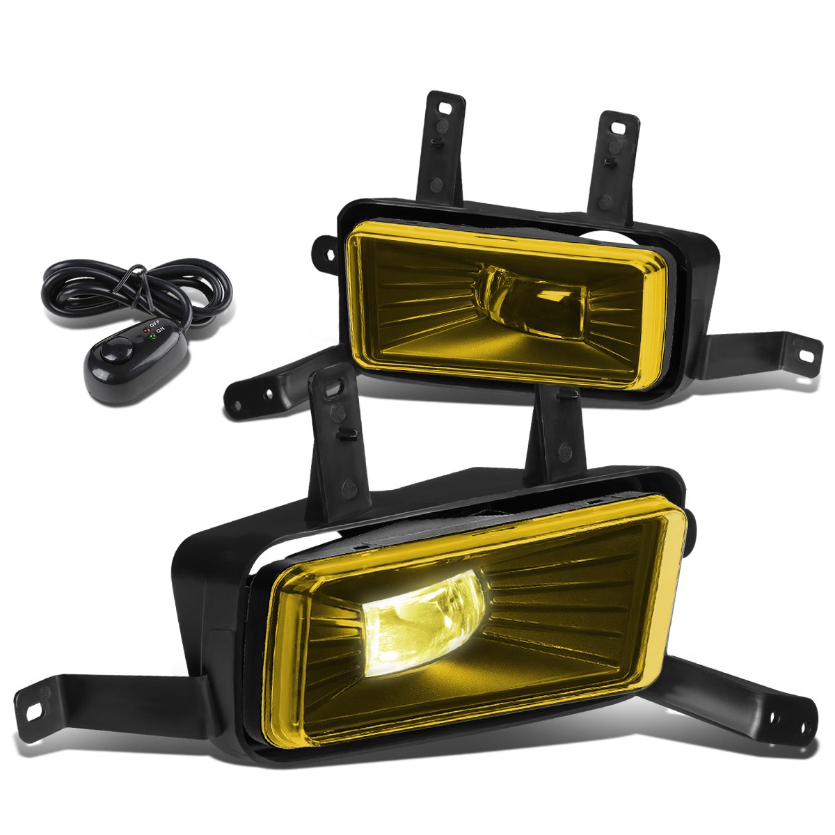 Dna Motoring Fl-Ztl-265-Am Led Fog Light With Switch Driver & Passenger Side [Compatible With 15-20 Tahoe / 15-20 Suburban / 16-19 Suburban 3500]