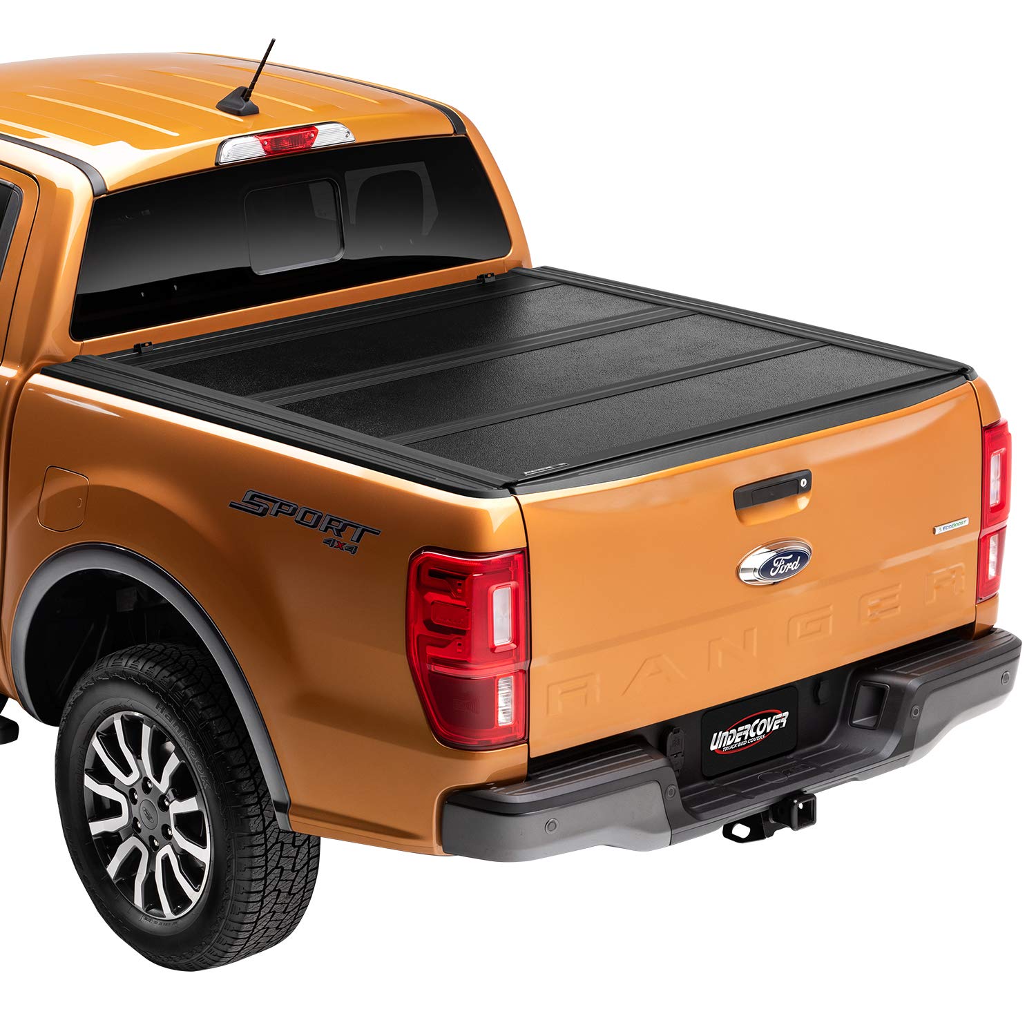 Realtruck Undercover Flex Hard Folding Truck Bed Tonneau Cover | Fx21032 | Fits 2022 - 2025 Ford Maverick 4' 6' Bed (54.4')
