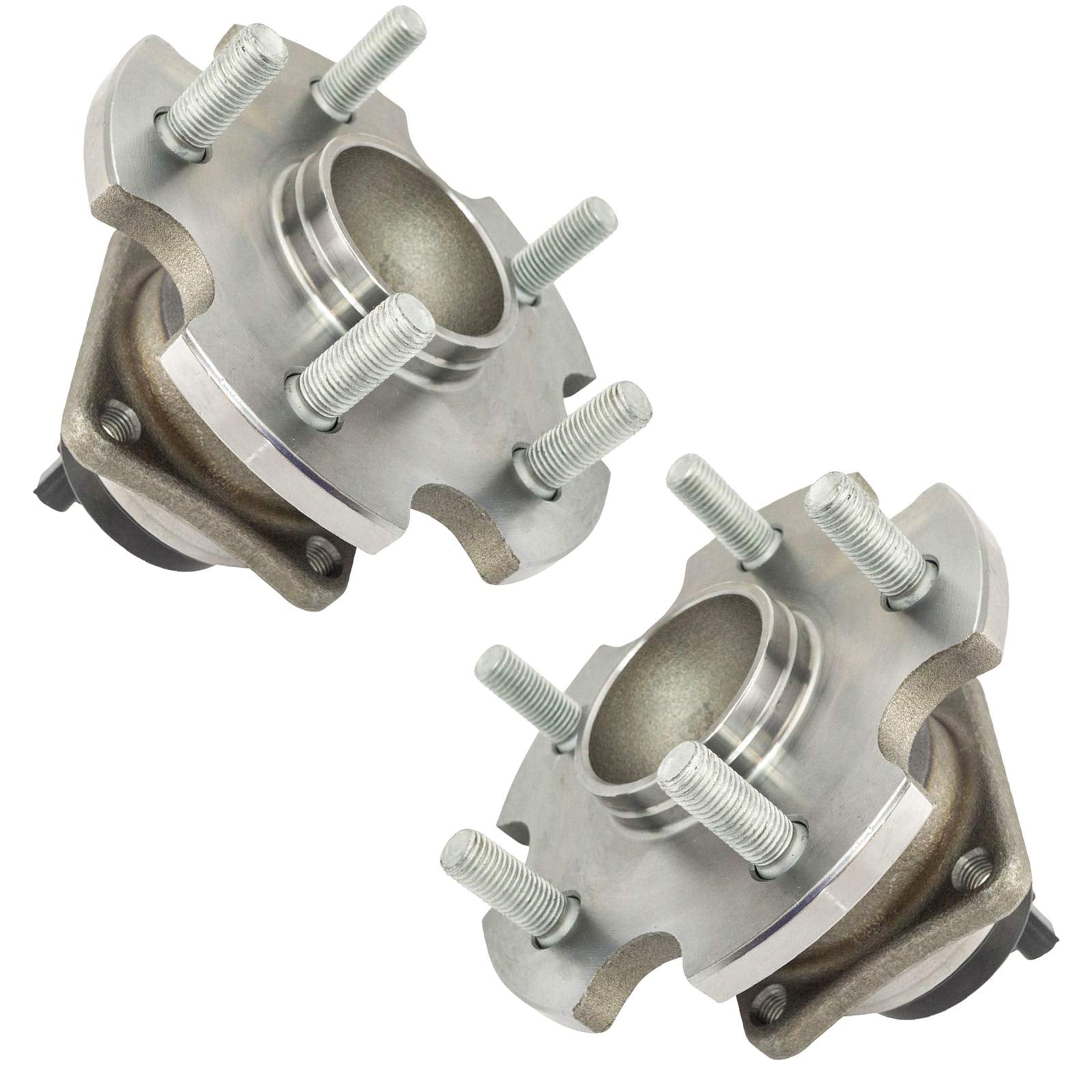 Trq Rear Wheel Hub Bearings Assembly Set Compatible With 2009-2010 Pontiac Vibe Toyota Matrix