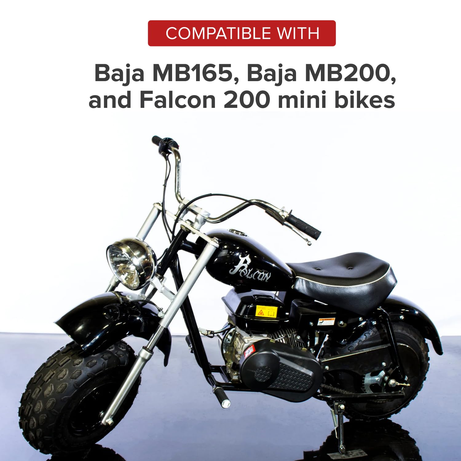 Alveytech Metal Drive Chain & Sprocket Cover For The Baja Mini Bike Mb165 & Mb200