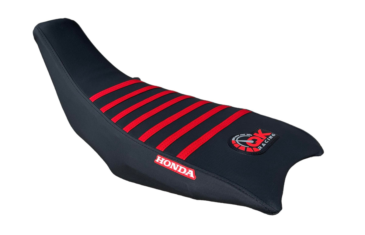 Qk Racing Seat Cover - Compatible Fit For Honda 2004-2018 Trx450 Trx 450R Trx 450 R Trx 450Er Trx 450 Er Quad (Black/Red)
