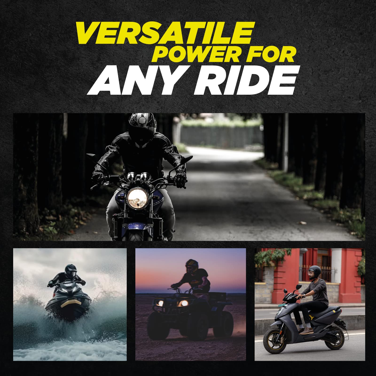 MMG YTZ10S Z10S 12V Lithium Ion Sealed Motorcycle Battery - 300 CCA for Yamaha YZF-R1, R6, FZ8, FZ-07