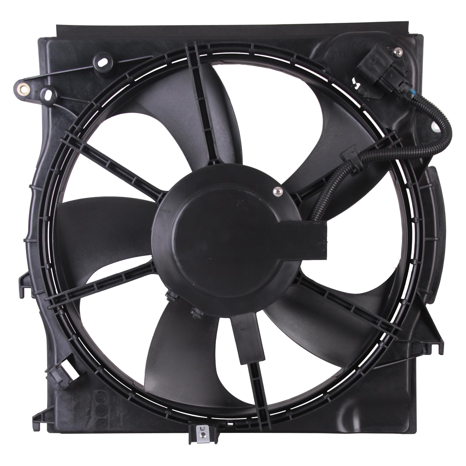 TYG Upgraded Cooling Fan Assembly for 2015-2019 Hyundai Sonata L4/1.6 Turbo/2.0 Turbo | Racing-Level OE Replacement Engine Radia