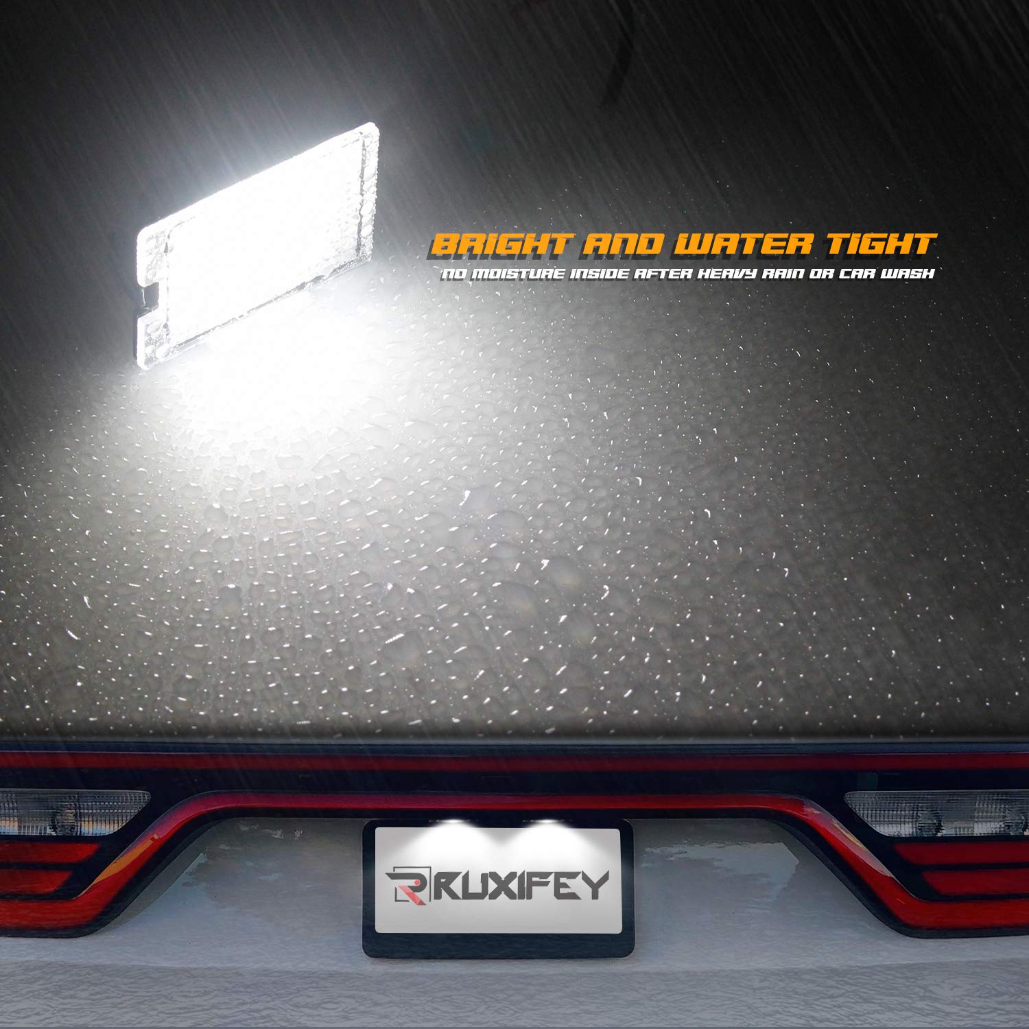 Ruxifey Led License Plate Light Tag Lights Compatible With Dodge Durango 2014-2020 Pickup Truck, 6000K White, Pack Of 2