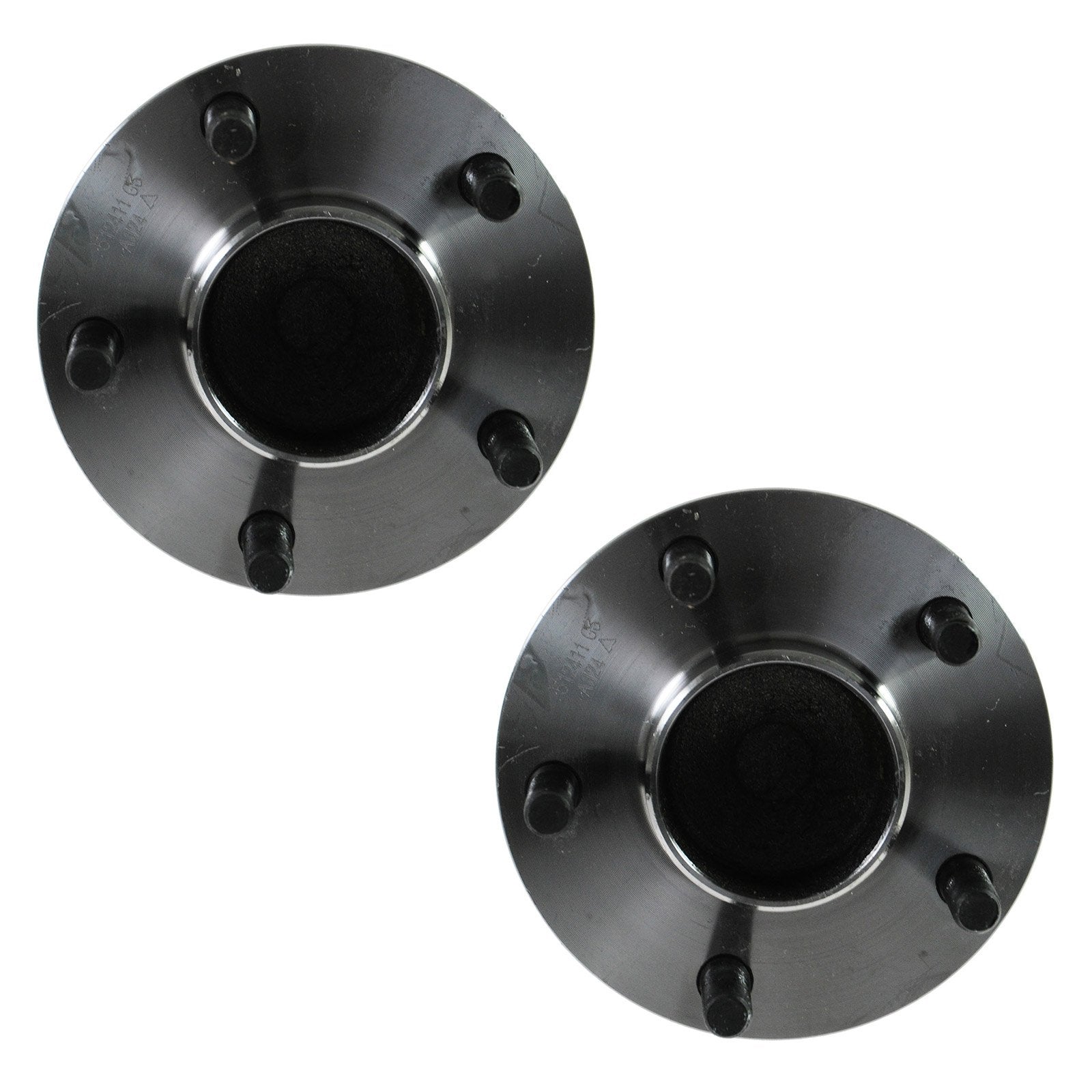 Trq Rear Wheel Hub Bearings Assembly Set Compatible With 2008-2013 Volvo C30 2006-2013 C70 2004-2011 S40 2005-2011 V50