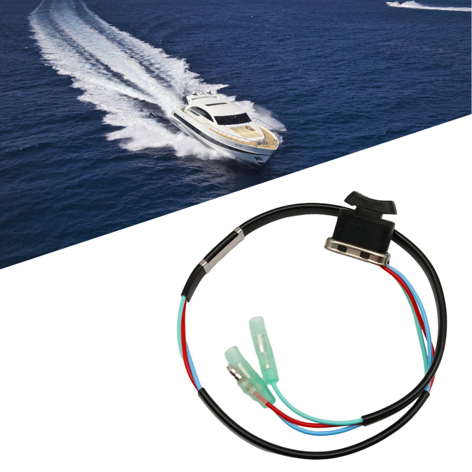 Heurofosh 703 82563 02 Trim & Tilt Switch Remote Control For Yamaha 2 & 4 Stroke Outboard Motors 703 82563 02 00