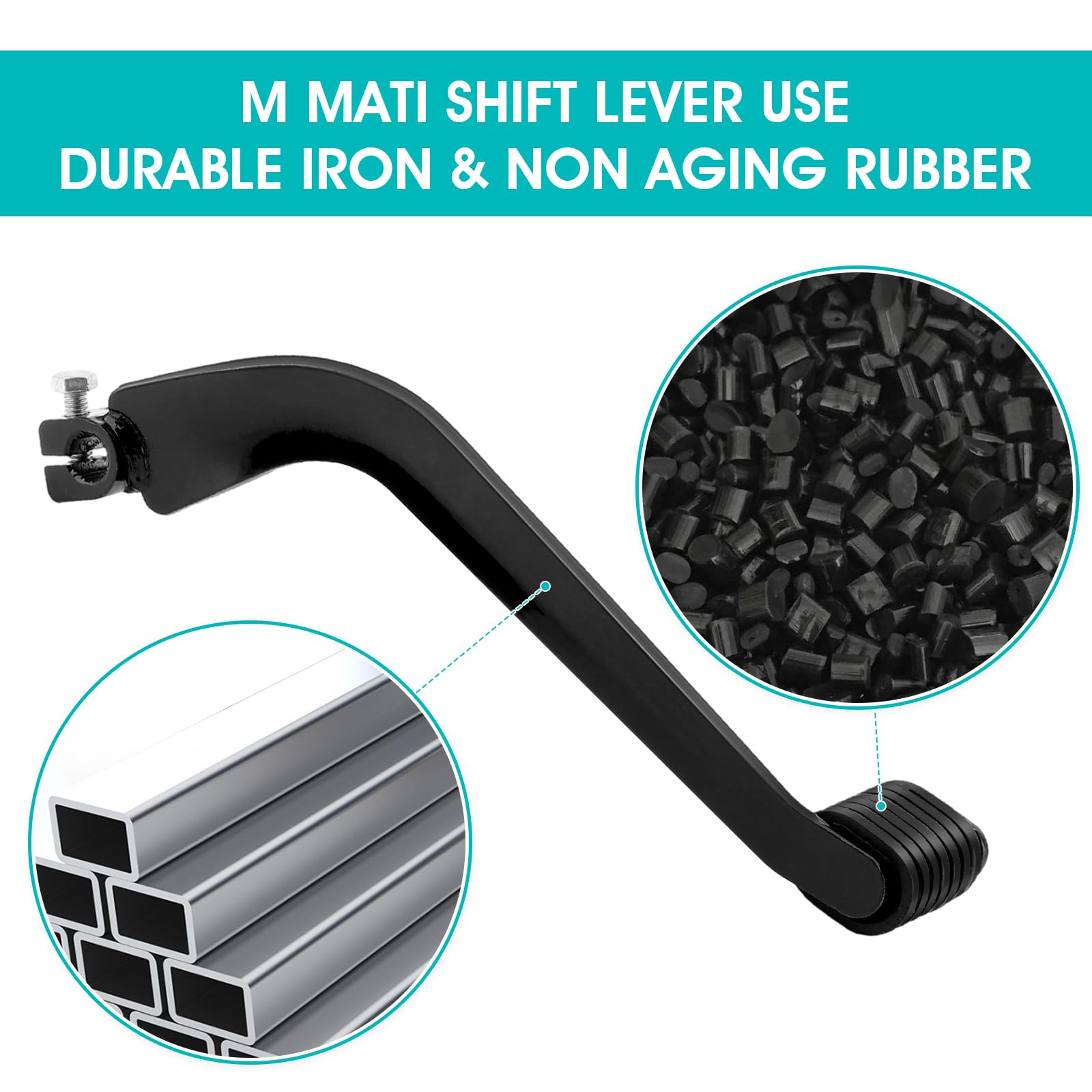 M Mati Gear Shifter Shift Lever Pedal Compatible With Honda Foreman 400 95-03 Foreman 450S 98-04(Not Es) Recon 250 97-22 Trx250E