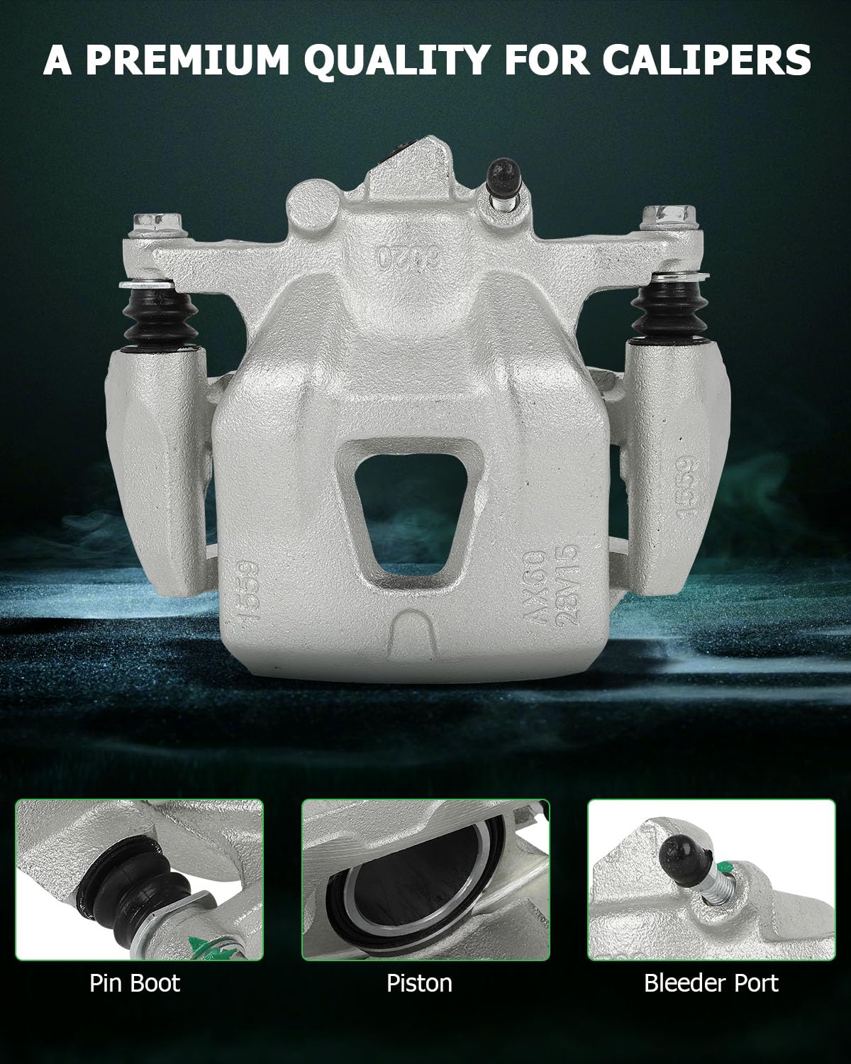 Scitoo Front Left Brake Caliper With Bracket 19B1974 Compatible For Lexus For Es300 1999-2001,For Toyota For Avalon 1998-2004,Fo