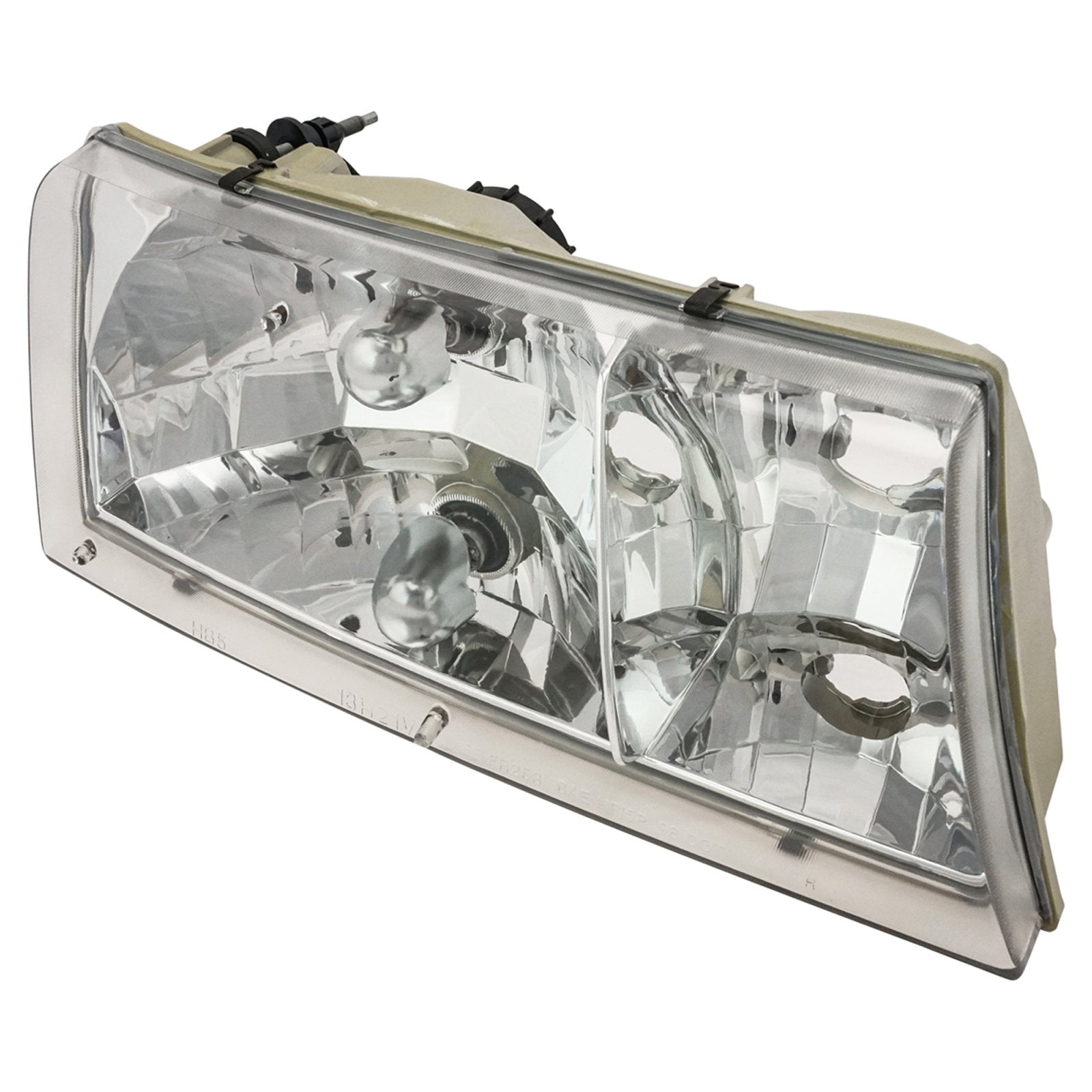 Trq Driver & Passenger Side Headlight Assembly Set Headlights Driver & Passenger Side Compatible With 1998-2002 Mercury Grand Ma