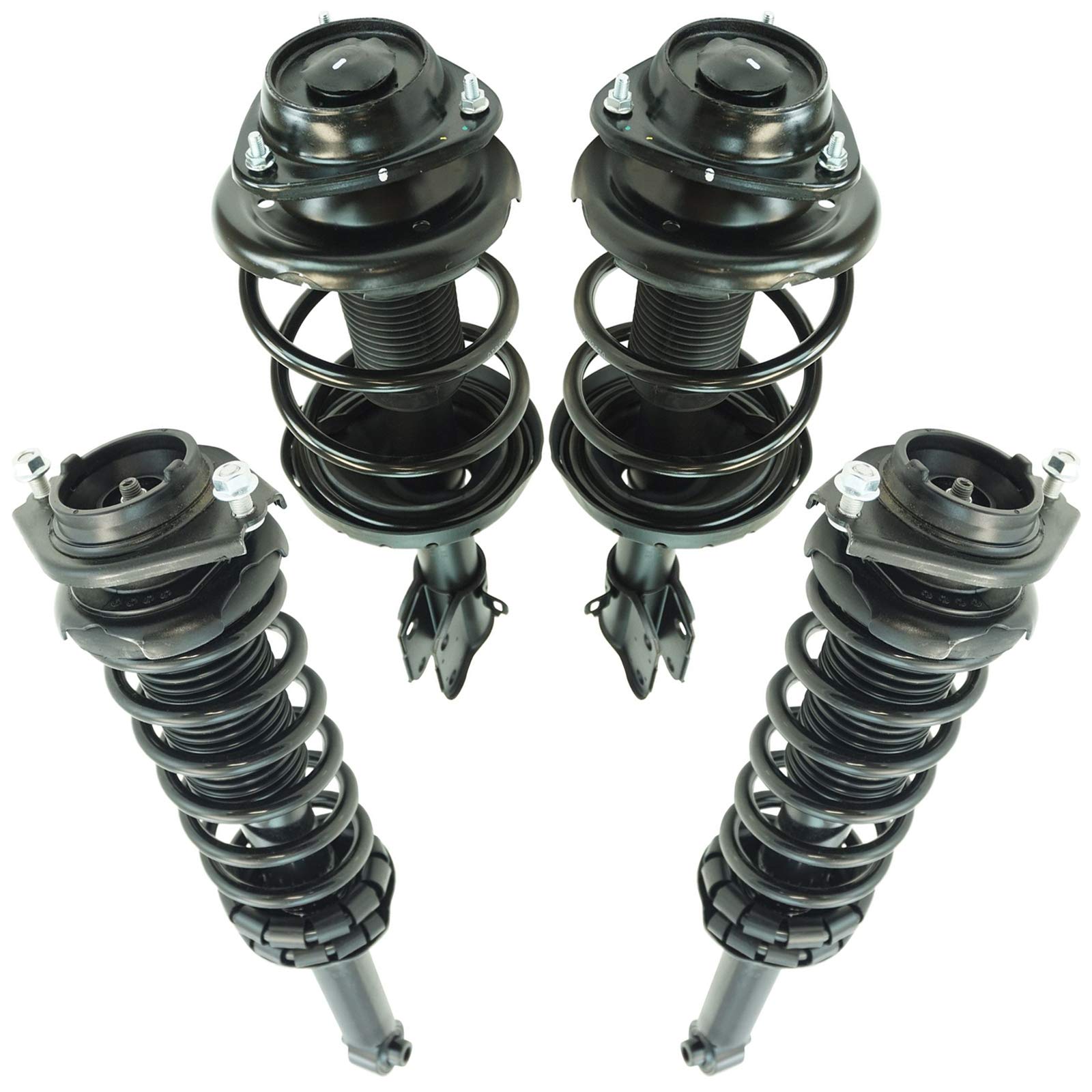 Trq Front And Rear Strut & Coil Spring Assembly Set Driver & Passenger Sides Compatible With 10-12 Subaru Outback