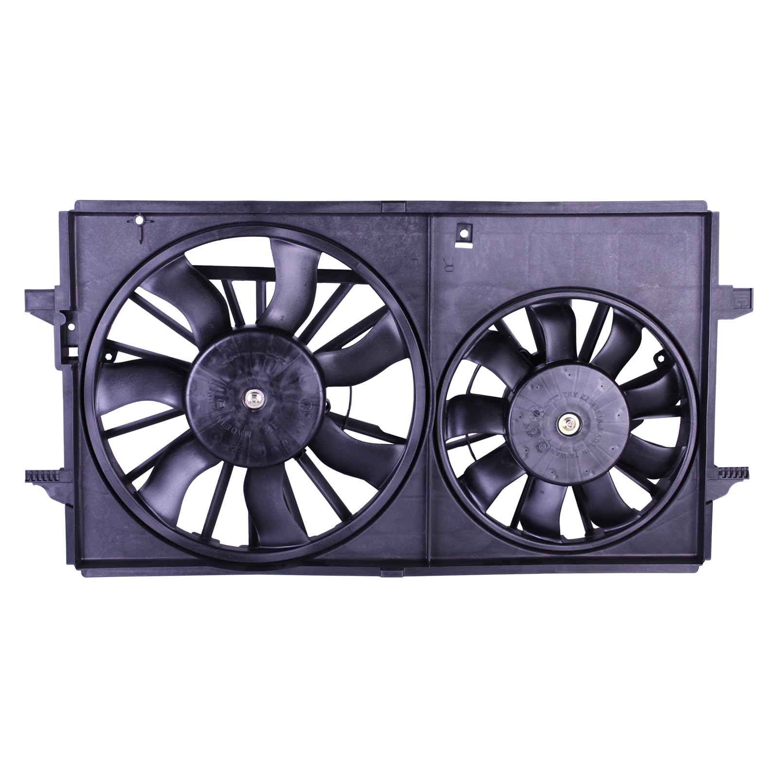 TYG Upgraded Cooling Fan Assembly for 2004-2012 Chevrolet Malibu 2.4L/2.2L/3.5L/3.9L, 2005-2010 Pontiac G6 2.4L/3.5L, 2008-2010 