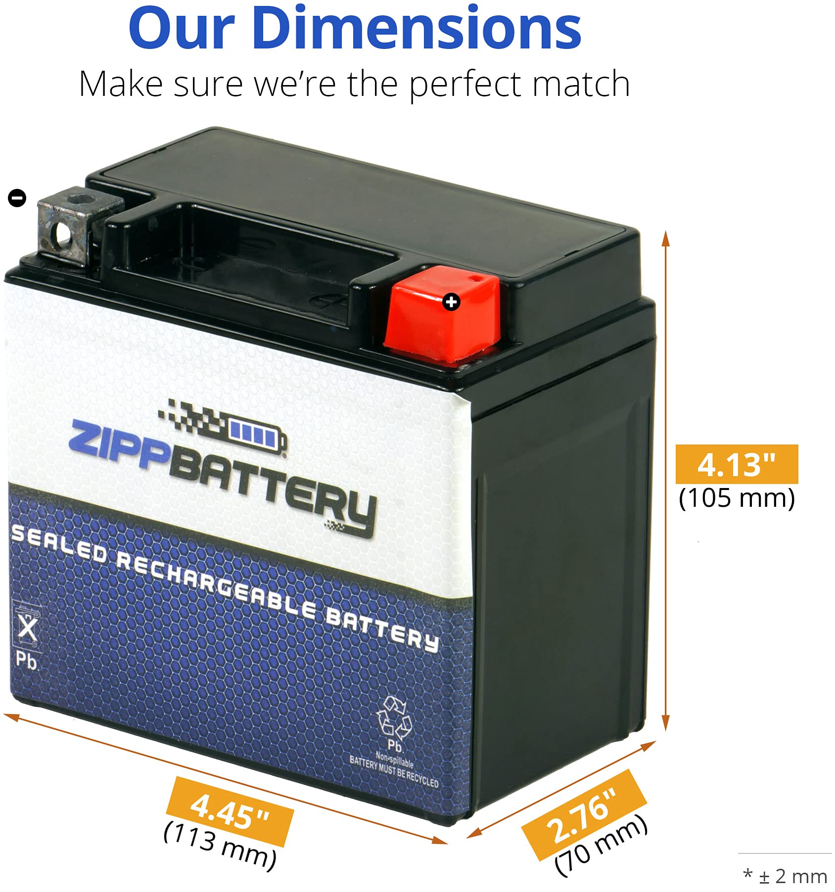 Zippbattery Ytz7S Maintenance-Free 12V 6Ah Battery Replacement For Atv, Motorcycle, Jet Skis, Scooter, Utv, And More - Nut And B