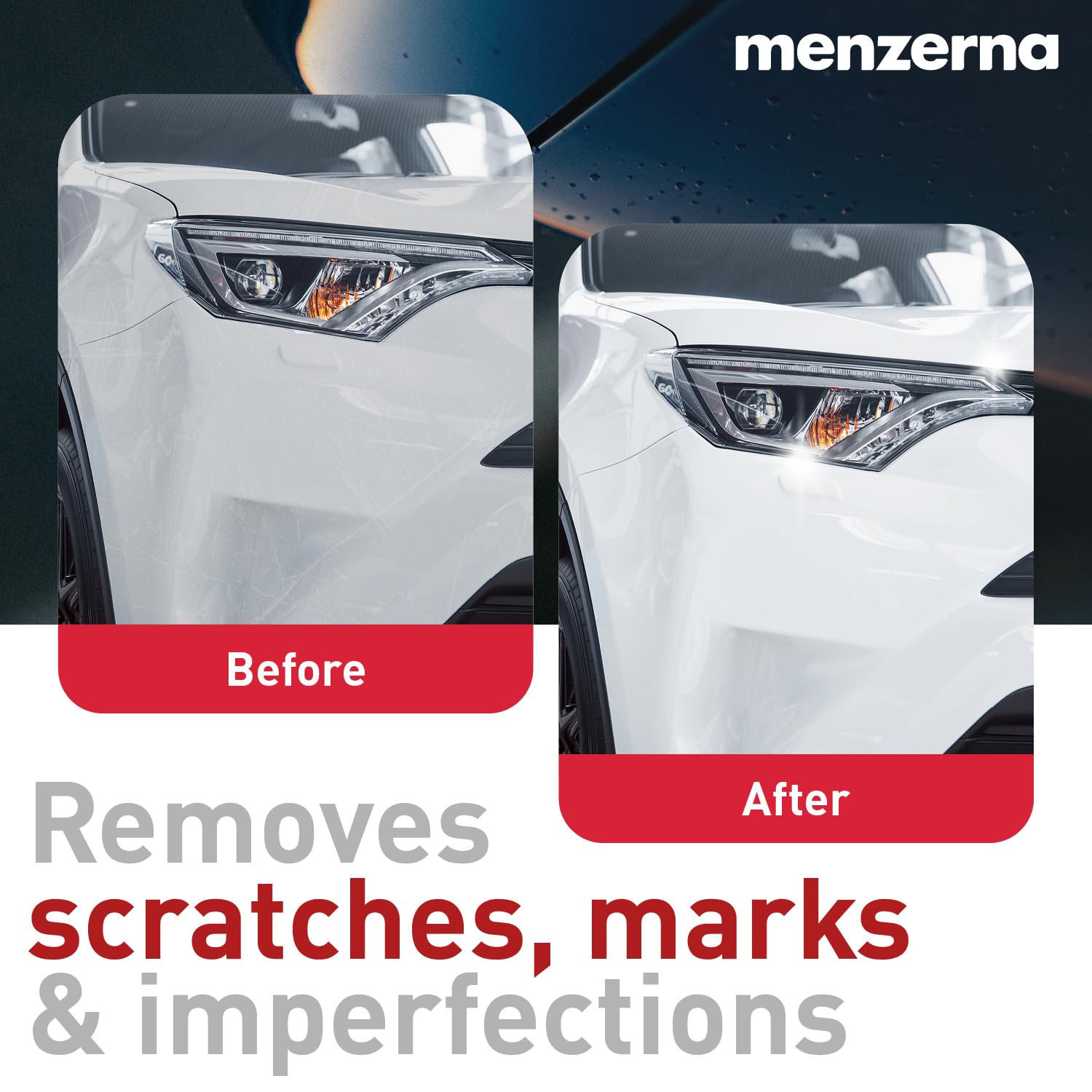menzerna Polishing Set - HCC1000, MCC2500 & 3800 | 3-Step System for Scratch Removal, Swirl Elimination & Mirror-Like Finish