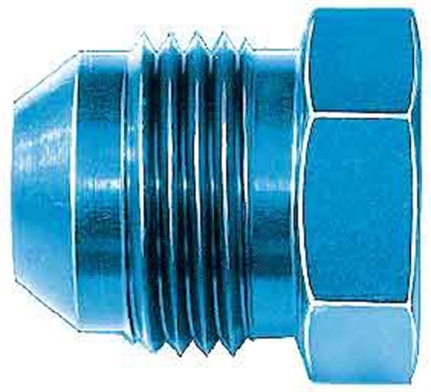 Aeroquip Fcm3715 Blue Anodized Aluminum -08An Flare Plug