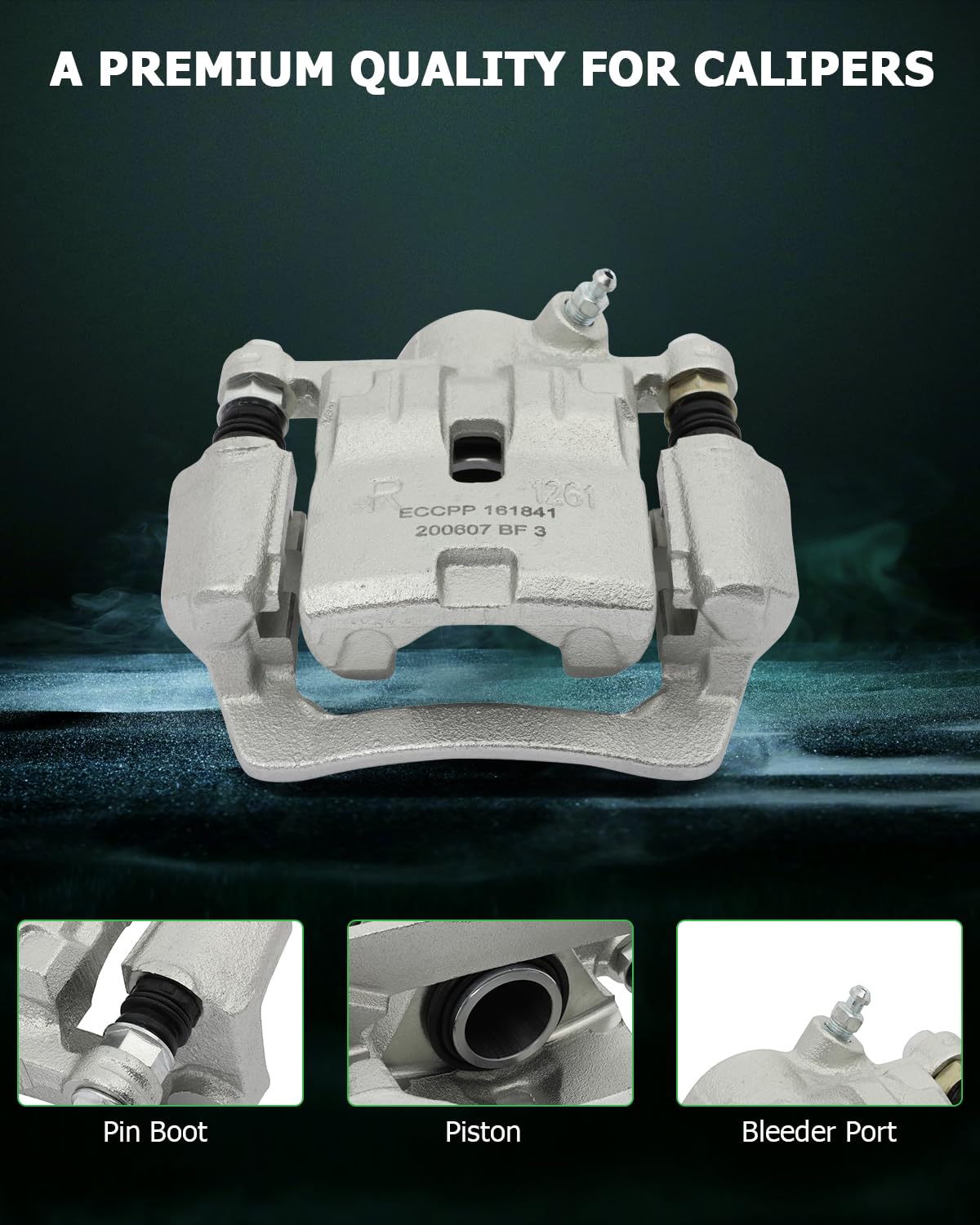 Scitoo 19B3424 Rear Right Disc Brake Caliper Assembly W/Bracket For Subaru For Impreza 2008-2014,For Subaru For Wrx 2012-2018