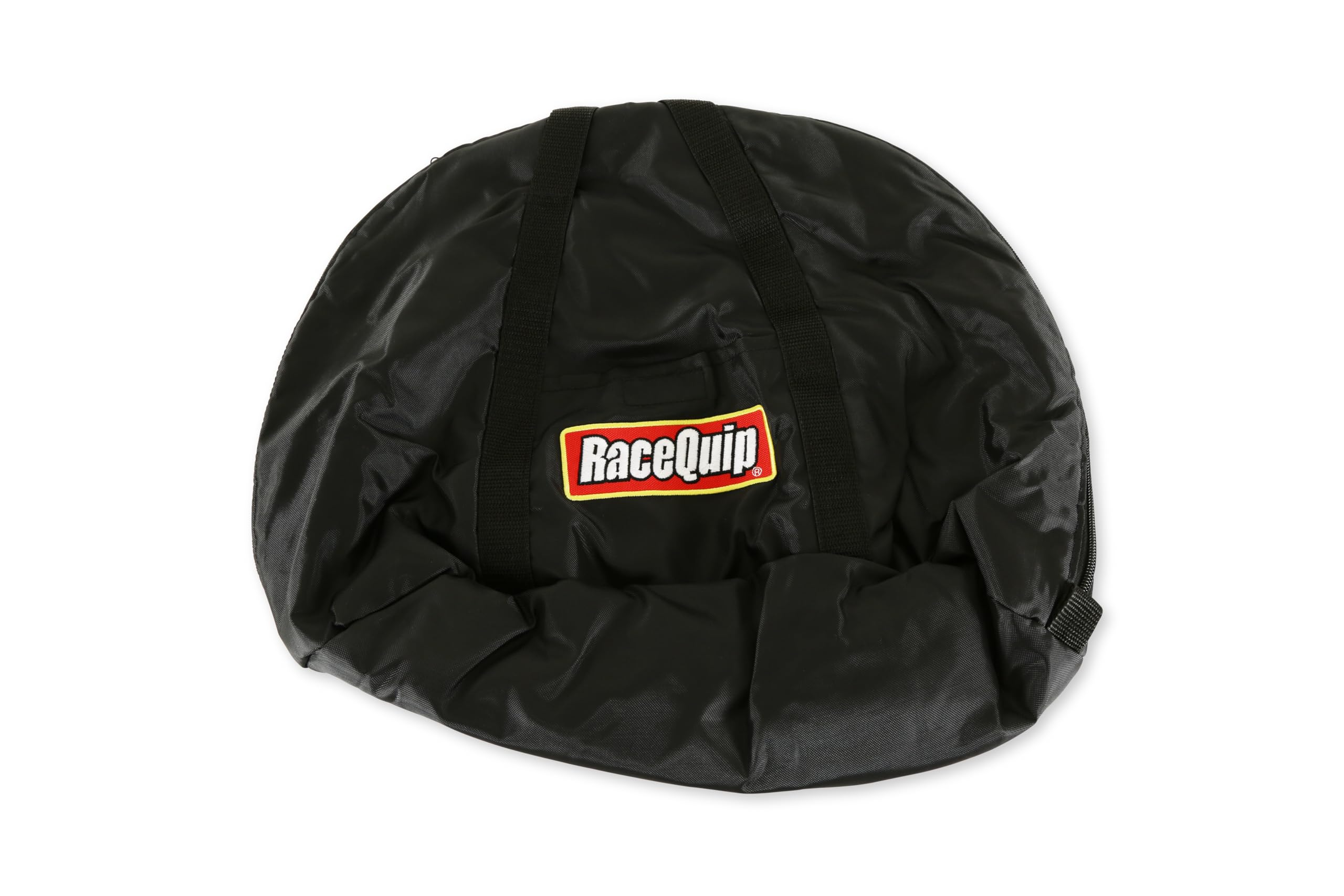 Racequip Helmet Bag Heavy Duty Oversize Fleece Lined Zippered Black 300003