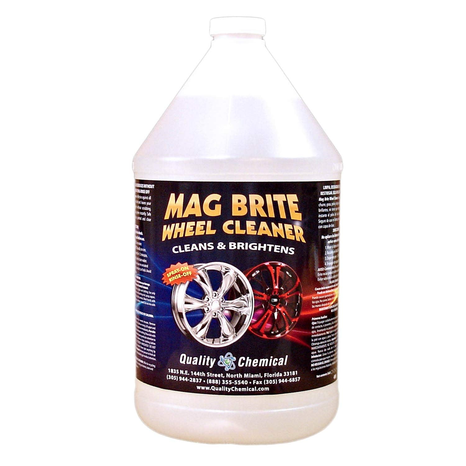 Quality Chemical Mag Brite/Acid Wheel And Rim Cleaner/Wheel And Tire Cleaner - Formulated To Safely Remove Brake Dust And Heavy