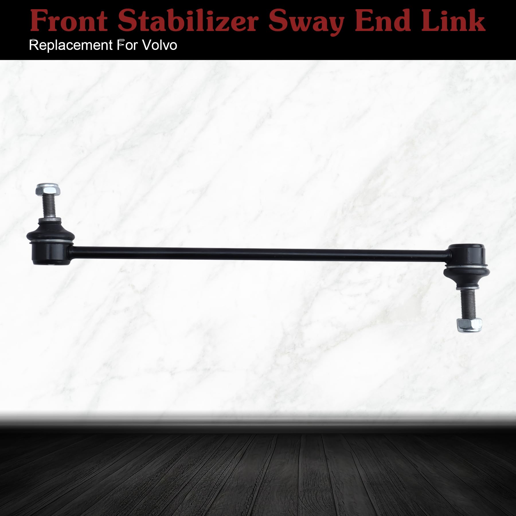 Stiueoav K80501 Sway Bar Link - Front Stabilizer End Link Compatible With 2001-2009 Volvo S60?1999-2006 Volvo S80?2001-2007 Volv