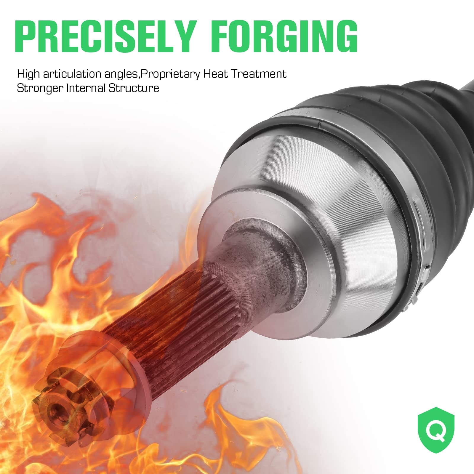 Youxmoto Rear Left/Right Cv Axle For Polaris Sportsman 570 Forest Touring 2015 2016 2017 2018 2019 2022 (Efi Eps Sp Tractor Trail) / 325 450 Ho, 4340 Chromoly Steel Cv Axle Drive Shaft, 1332936