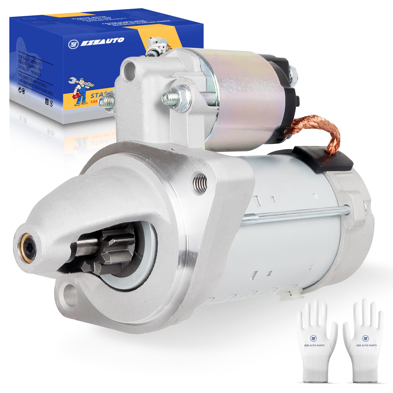 Ezexpreze 19824 New 1.3kw Starter Motor Replacement for 2014-2016 BMW 528i xDrive,X1 2013-2015,Z4 2012-2016 L4 2.0L