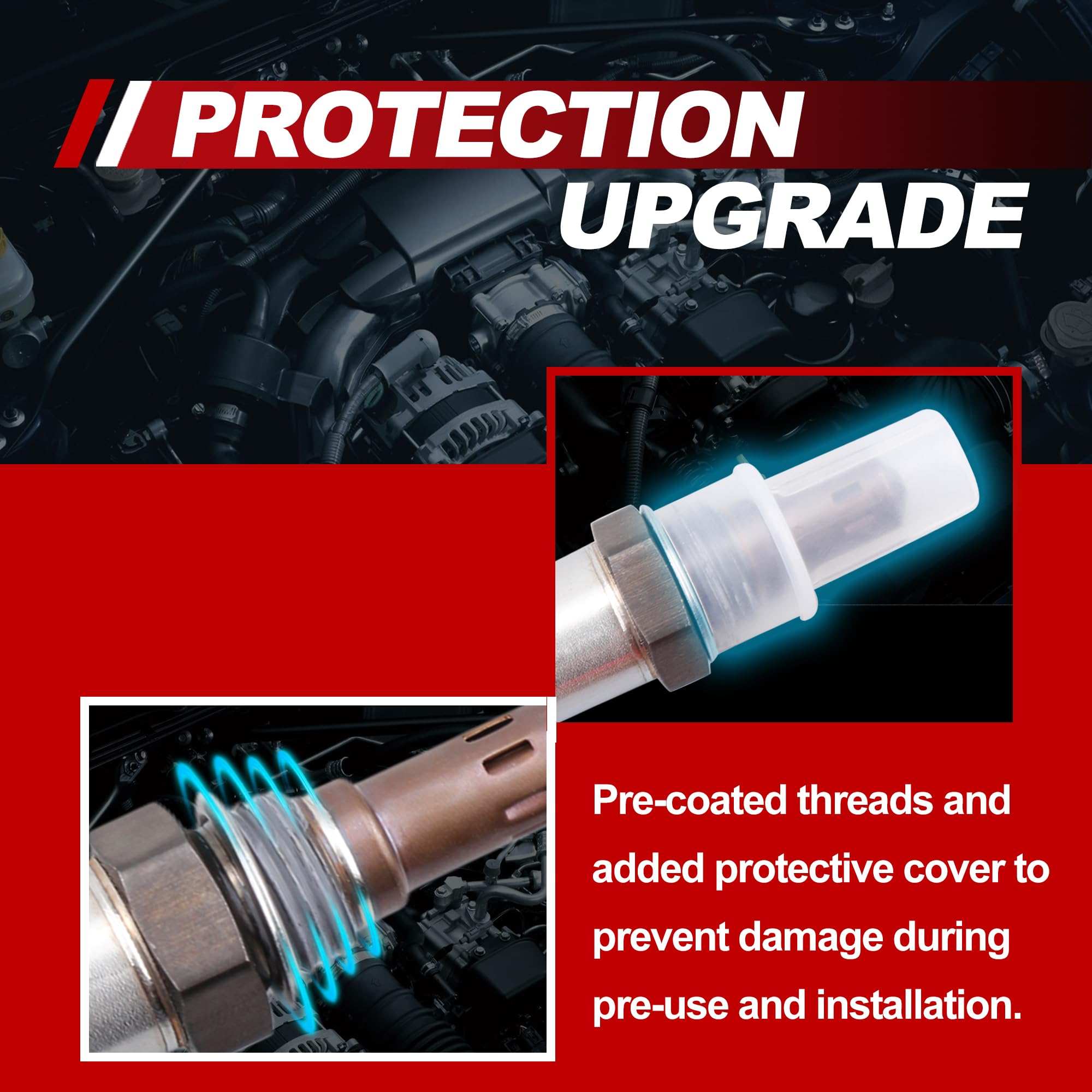 UNITHUB Oxygen Sensor Upstream Downstream 234-4587 15510 Compatible for Chrysler 300 Town Country Dodge Dakota Durango Charger J