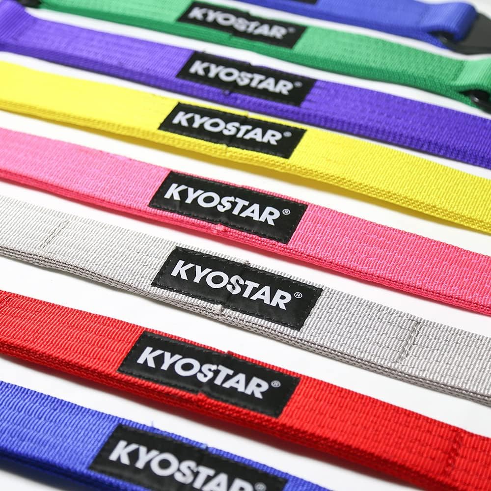 Kyostar 11 Inch Limit Strap, Premium Quad Wrap Limit Strap Car Hauler Axle Straps Rated For 10,000 Lb (Blue,2 Pack)