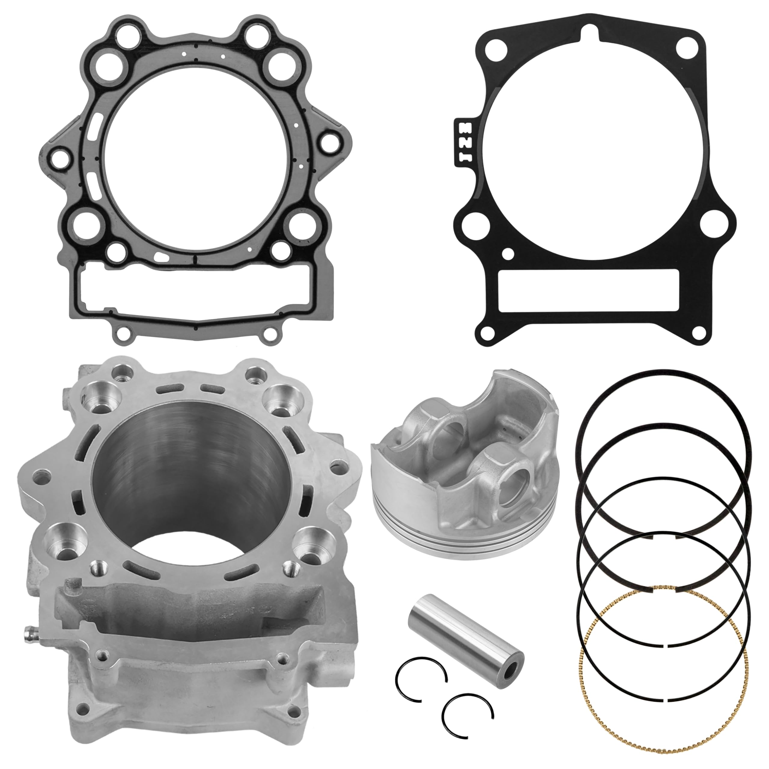 Caltric Cylinder Piston Ring Compatible with Yamaha Raptor 700 YFM700R 2006 2007-2014 Standard Bore