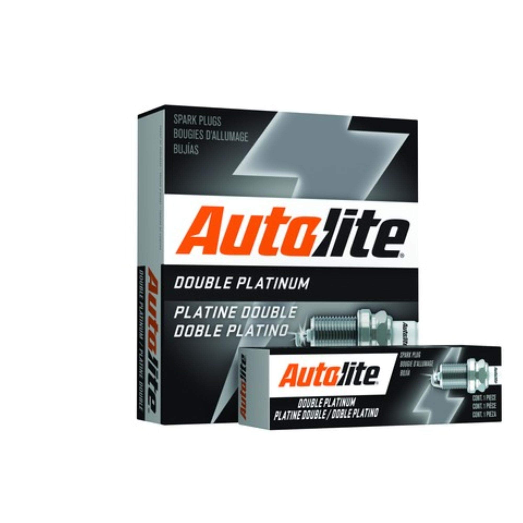 Autolite App5325 Double Platinum Automotive Replacement Spark Plugs (4 Pack)