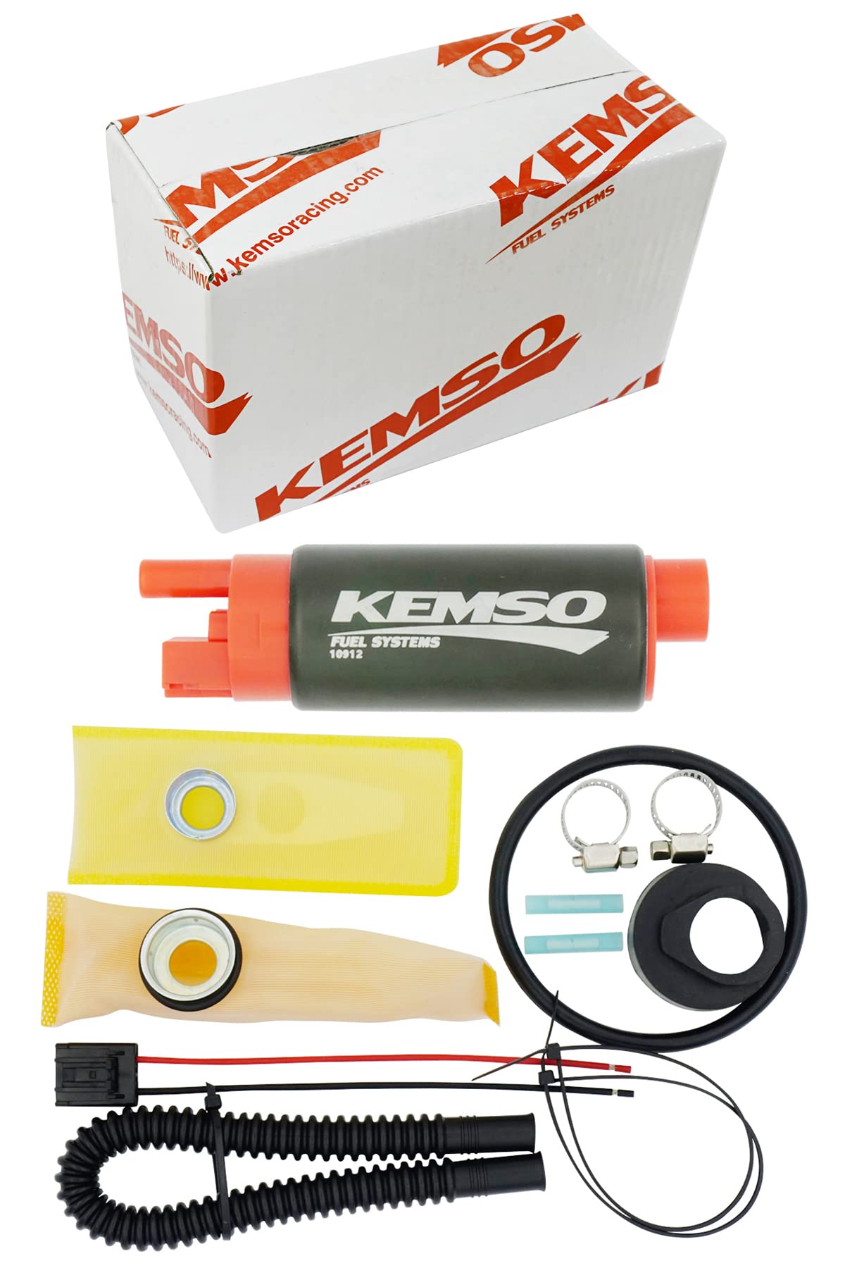 Kemso 340Lph High Performance Electric Fuel Pump 'Replace Walbro 255Lph F20000169'