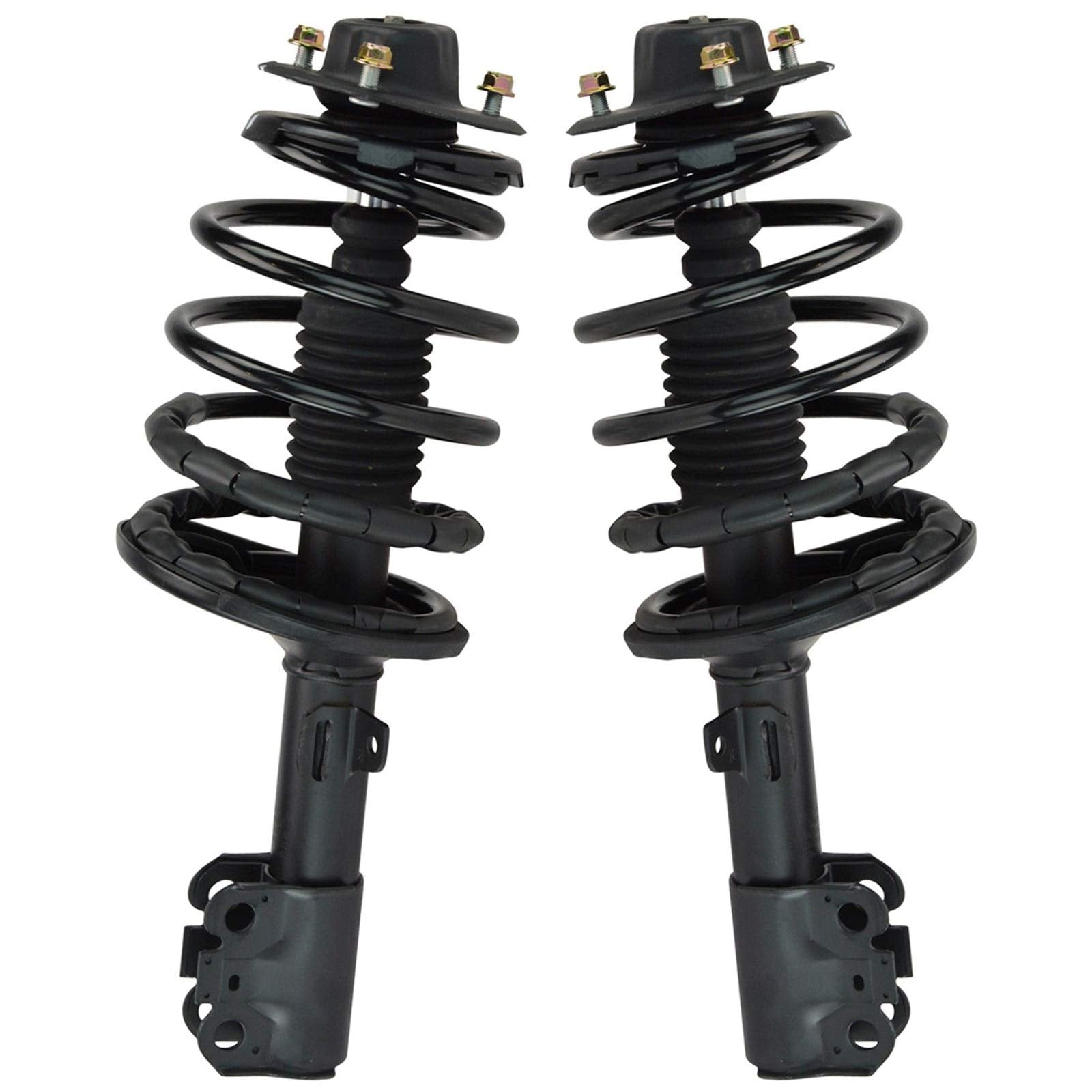 Trq Front Strut & Coil Spring Assembly Set Driver & Passenger Sides Compatible With 97-01 Lexus Es300 97-03 Toyota Avalon Camry 