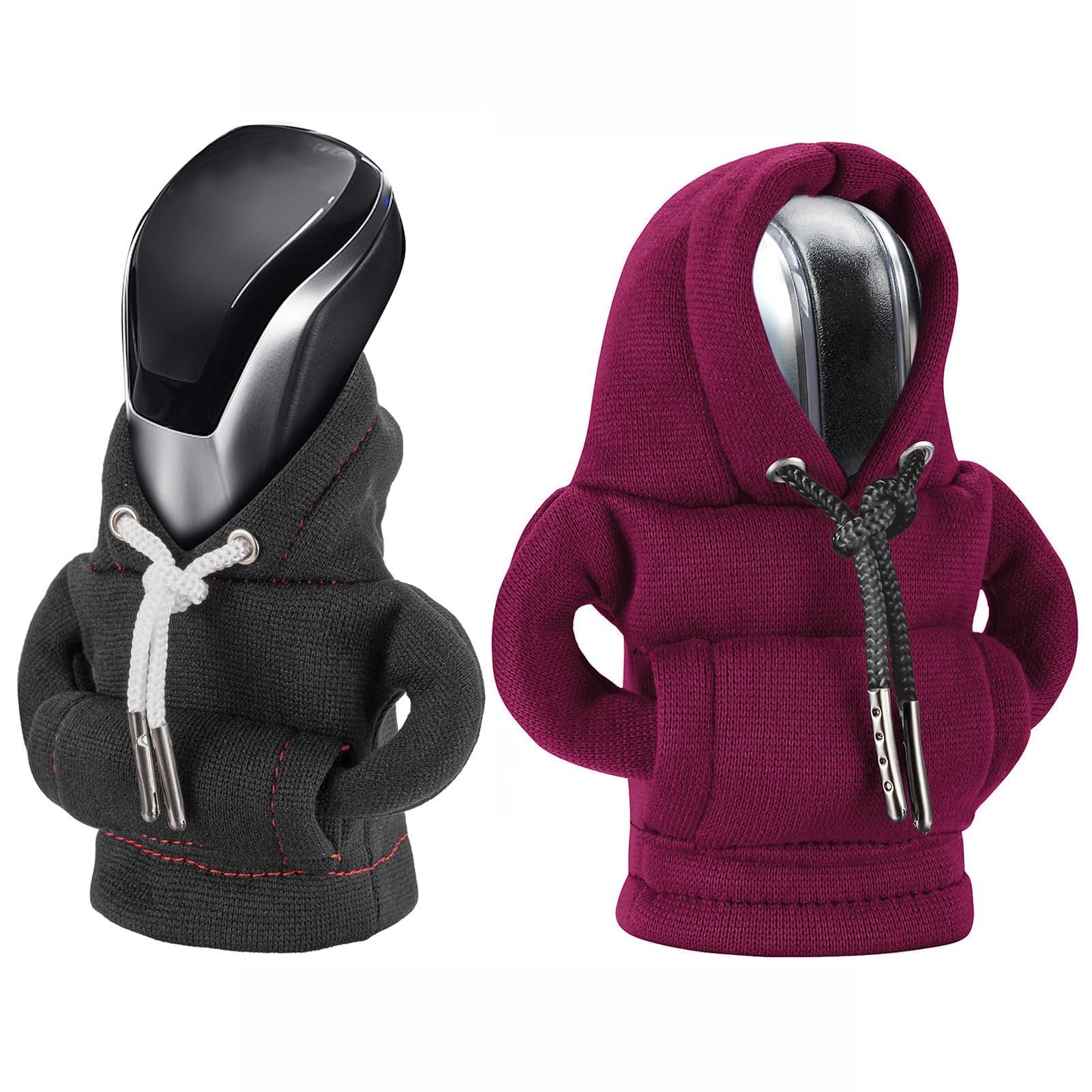 Gear Shift Hoodie Cover, Universal Shift Knob Hoodie, Mini Hoodie For Car Shifter, Automotive Interior Cute Gadgets, Car Accesso