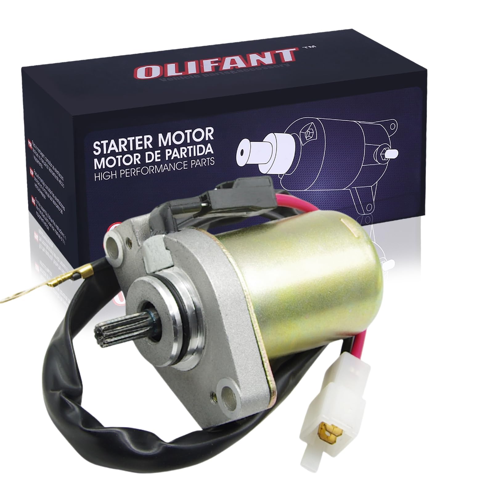 Starter For Polaris Predator 50 Scrambler 50 Eton Scooter Viper 50 Beamer 50 Matrix Axl-50 Rxl-50 Viper Txl-50 Impulse Lightning 650239 0450532 0451805 Smu0272