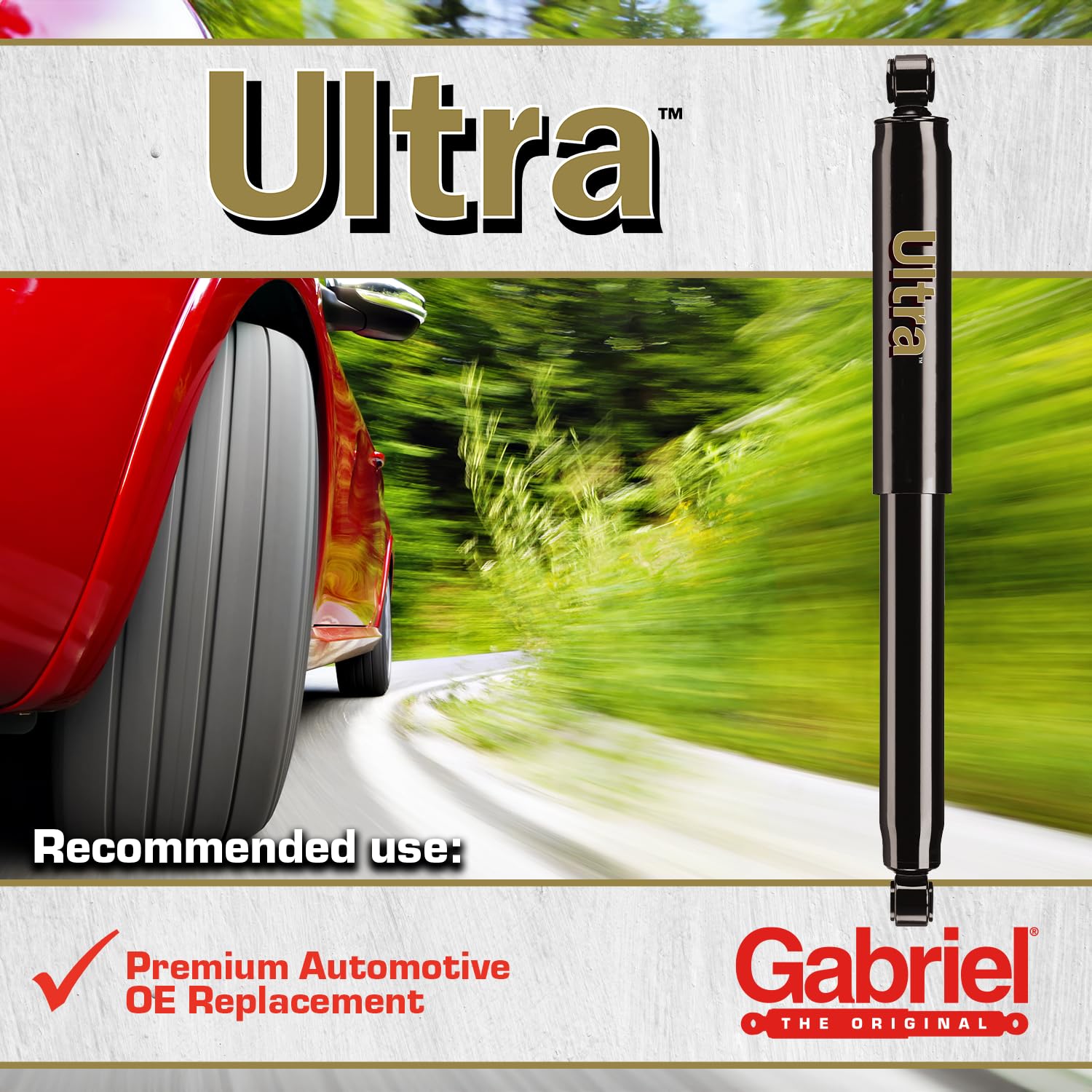 Gabriel 70208 Ultra Rear Shock Absorbers For 14-16 Kia Forte, 17-18 Kia Forte Hatchback, 14-17 Kia Forte Koup, 14-18 Kia Forte5