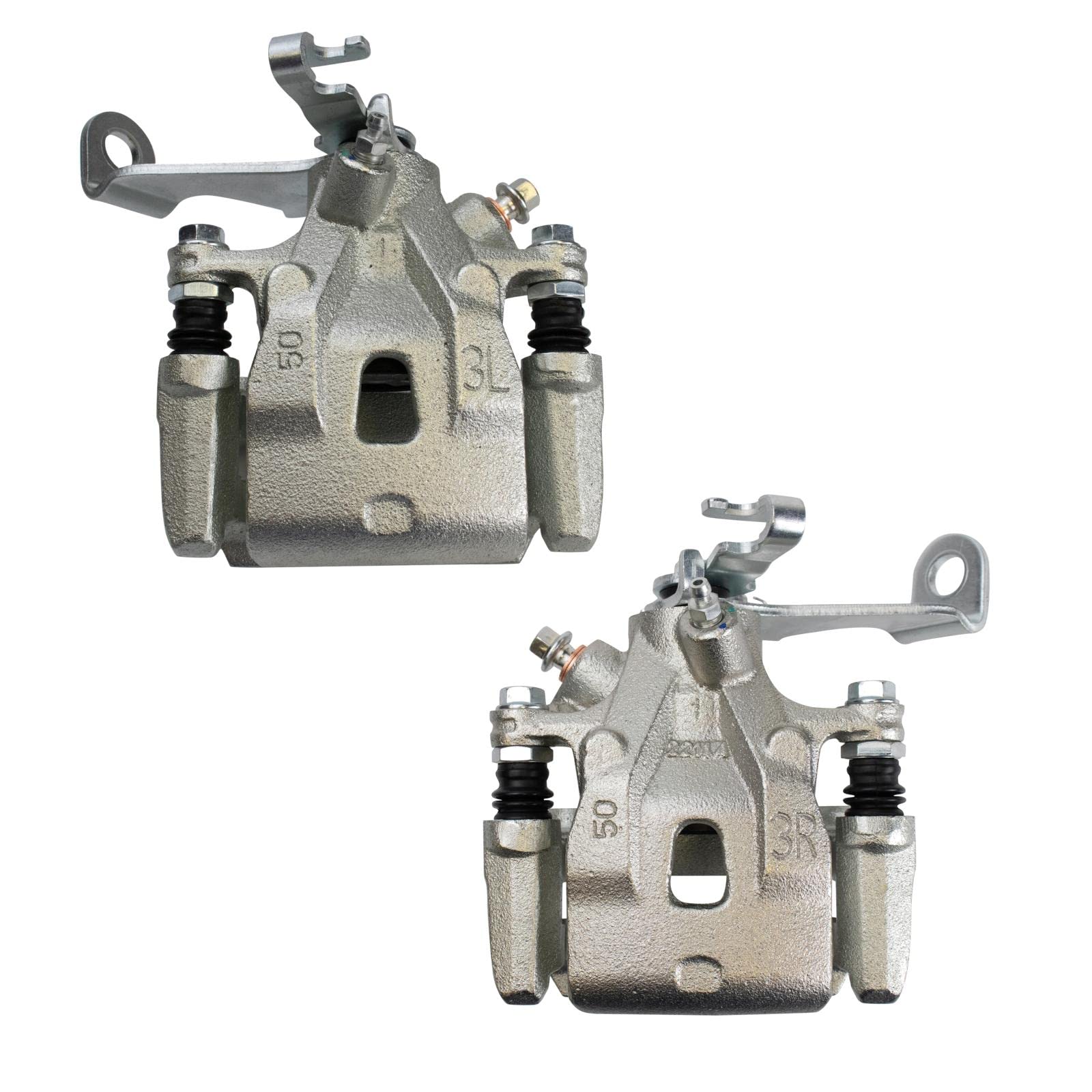 Trq Rear Brake Caliper Set Compatible With 2013-2015 Mazda Cx-5