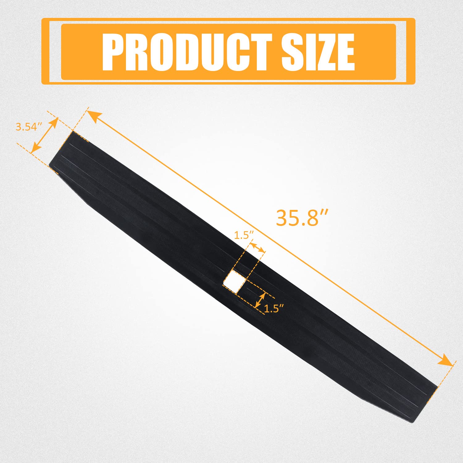 RANSOTO Tailgate Molding Trim Compatible with 2021 2022 2023 Ford F150 F-150 Flexible Flex Step Cap Top Trim Protector Cover Rep