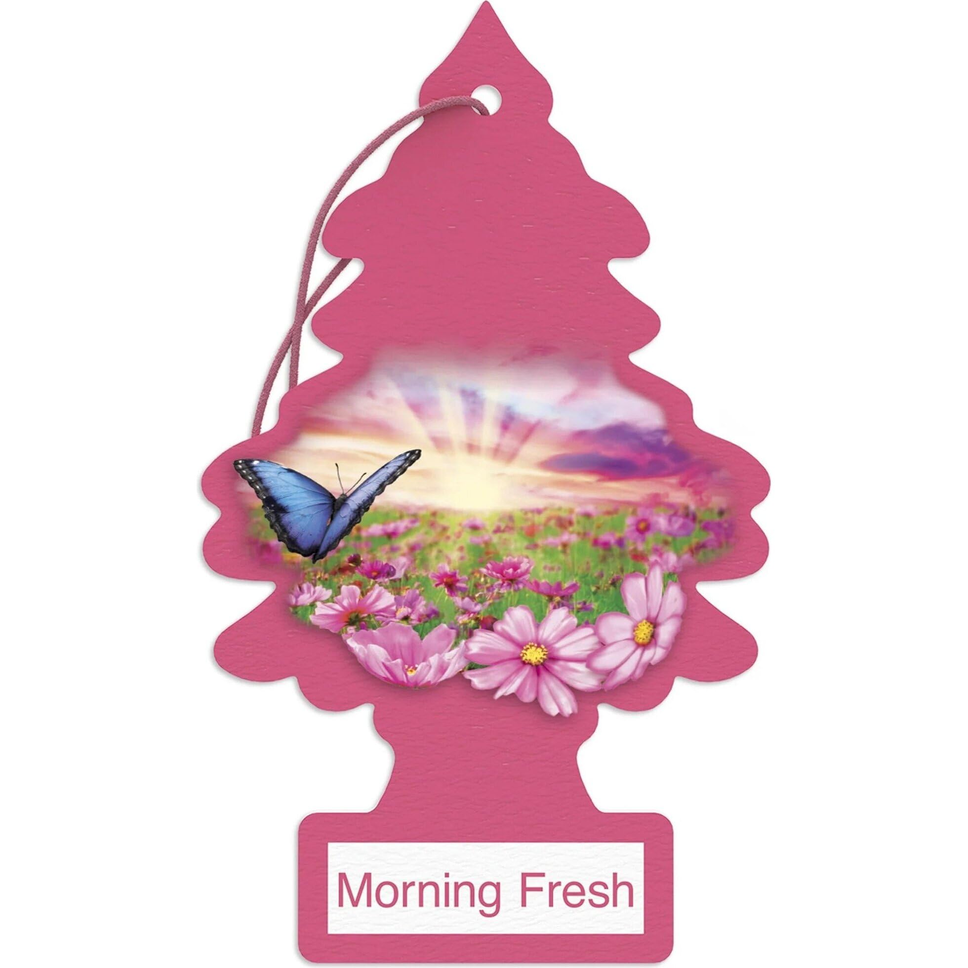 Little Trees Car Air Freshener | Hanging Paper Tree For Home Or Car | Morning Fresh | 24 Pack