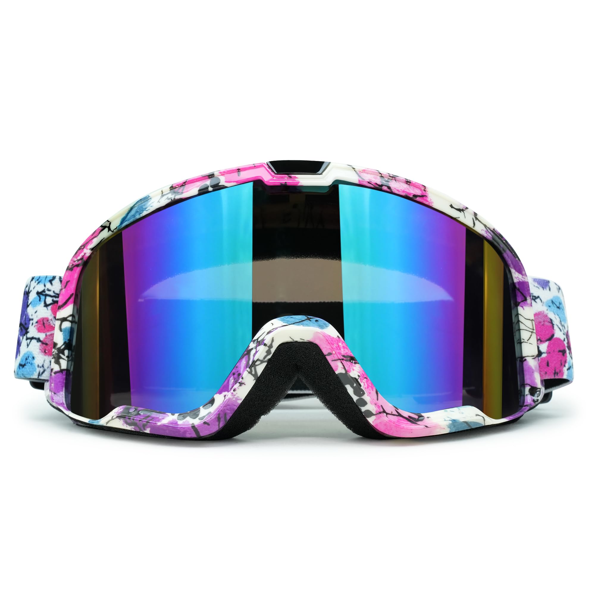 Lmavag Atv Goggles Dirt Bike Goggles Motorcycle Goggles For Men Women Motocorss Riding Racing Goggles Offroad Mx Goggles Uv400 Anti-Scratch Dustproof Windproof Goggles Adult Youth Kids Color Lens