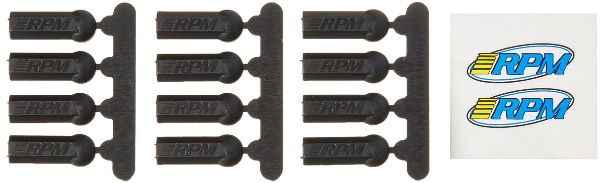 RPM Heavy Duty Rod Ends (12), Black