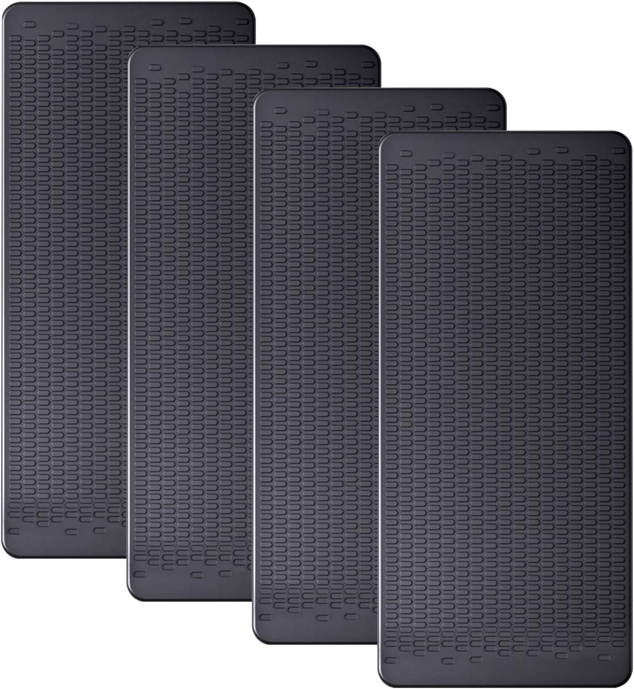 Jimisha Anti Slip Pad Sticky Gripping Pad Sticky Gel Pad Multifunctional Fixate Gel Pads Non-Slip Mounting Pad Cell Pad, 6.3 X 2.8 Inch (4 Pack)