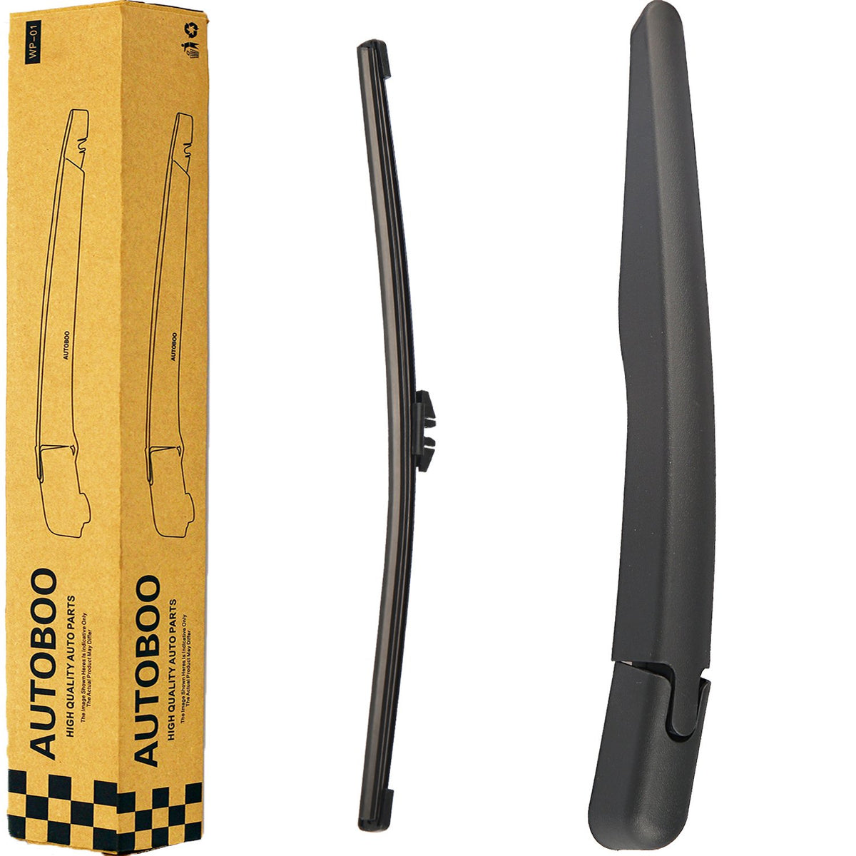 Autoboo Replacement For Ford Explorer 2011-2018, Escape 2013-2018,Lincoln Mkx Rear Windshield Wiper Blade Arm Set-Factory Oe Sty