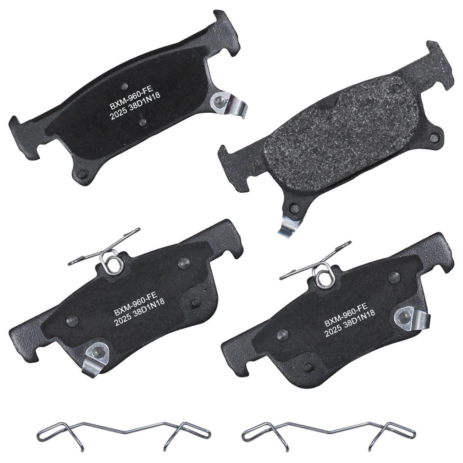 Bendix Premium Sbm2025 Semi-Metallic Rear Brake Pads For Buick Envision 2018-2017
