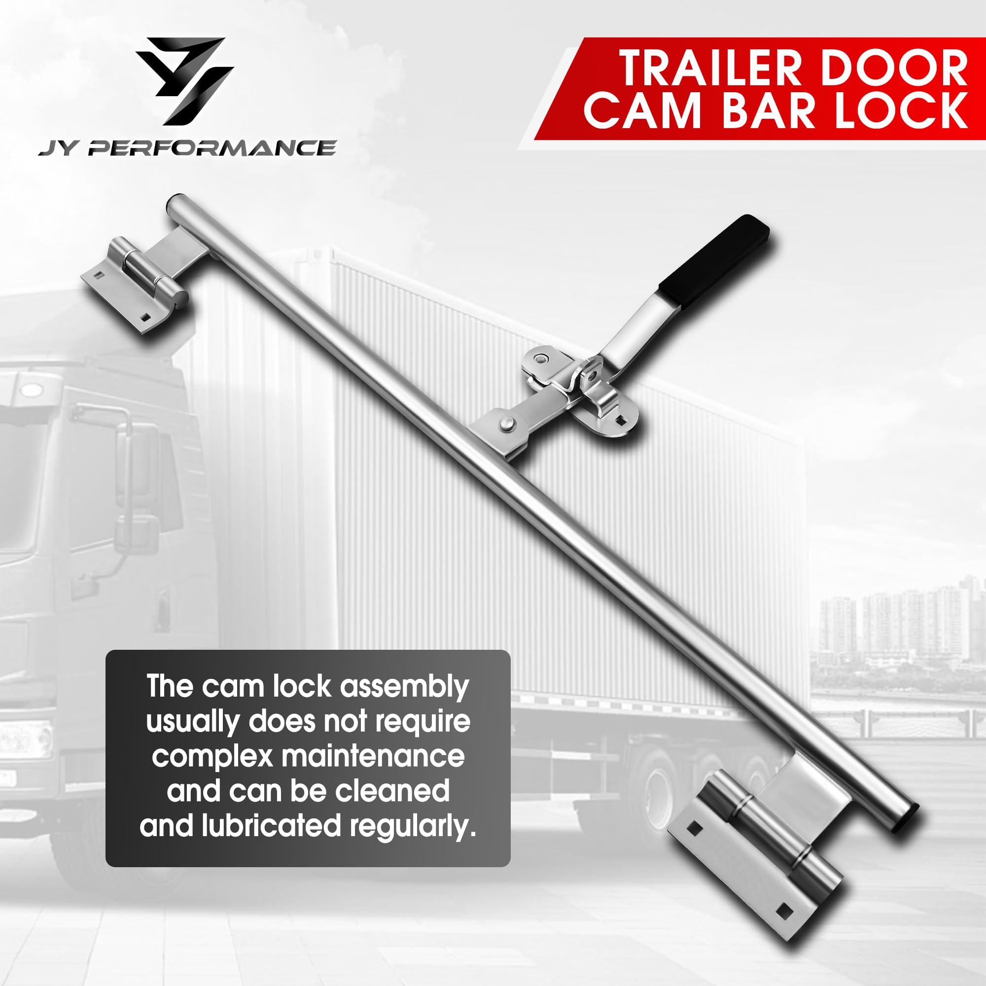 JY PERFORMANCE 45'' Cam Bar Lock Assembly Side Door Enclosed Trailer