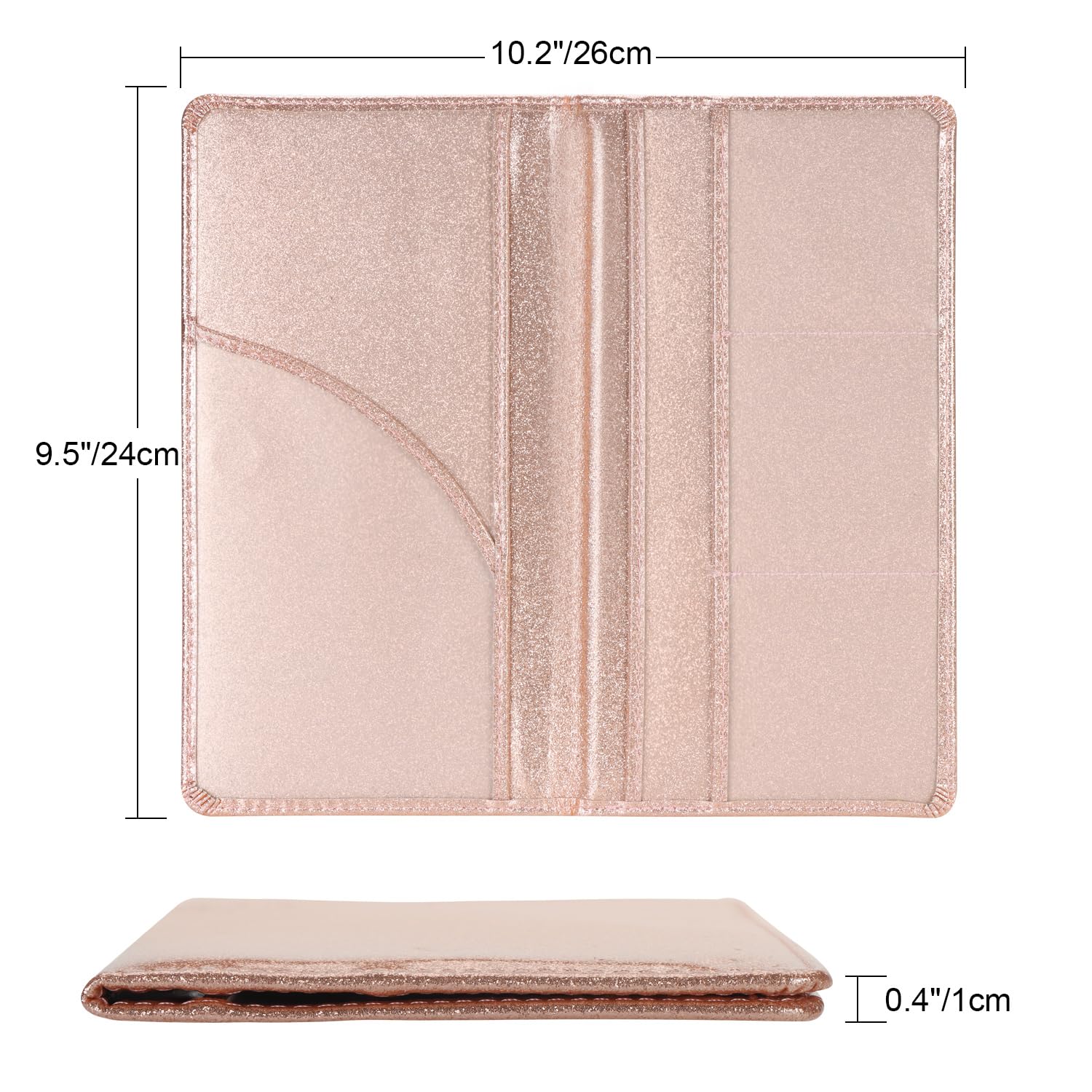 Cacturism Car Registration And Insurance Holder, Car Accessories Vehicle Glove Box Car Organizer Men Women Wallet Case With Magn