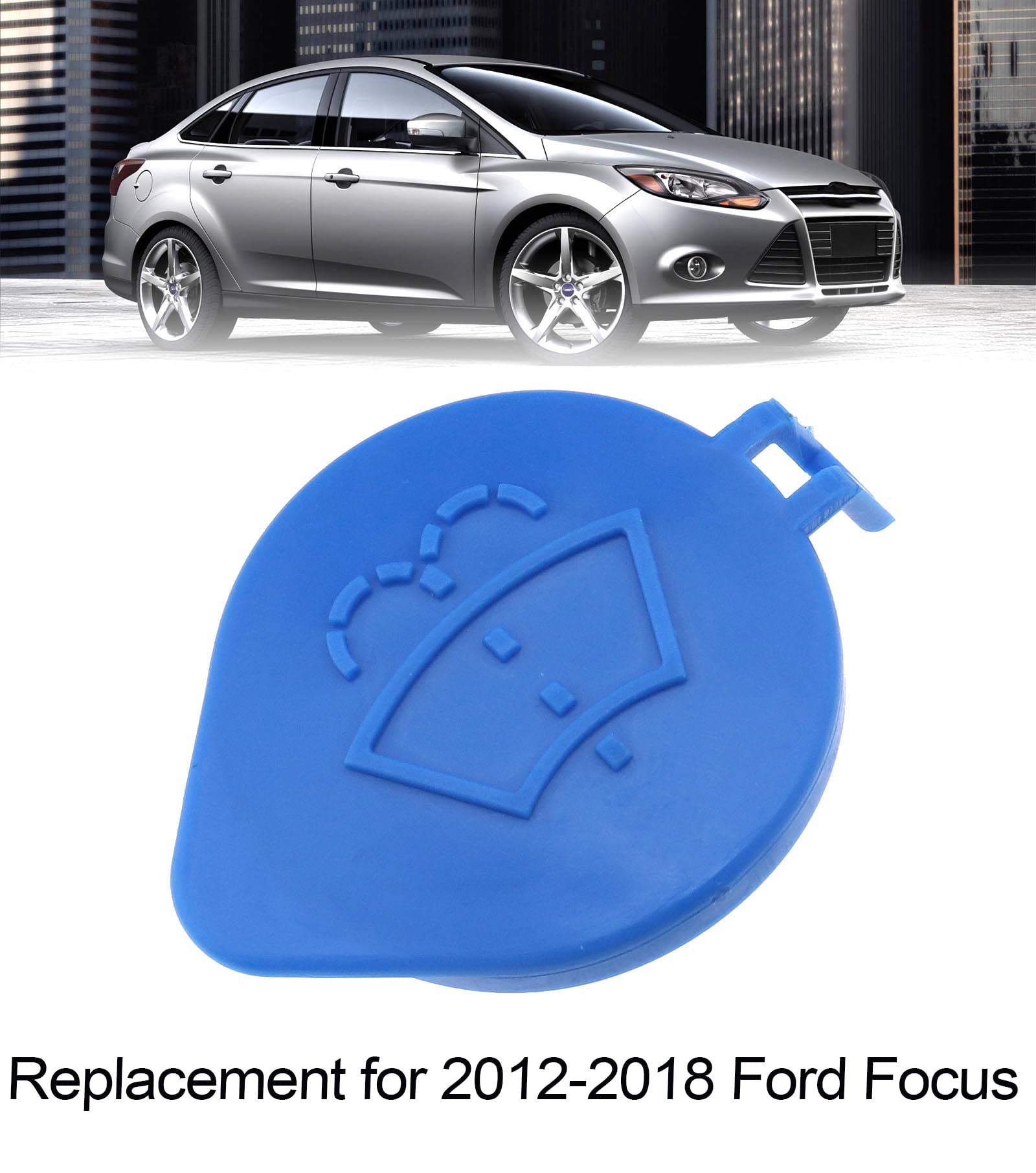 Otuayauto Windshield Wiper Washer Fluid Reservoir Tank Bottle Cap, Replacement For 2012-2018 Ford Focus - Oem#: Cp9Z17A605A