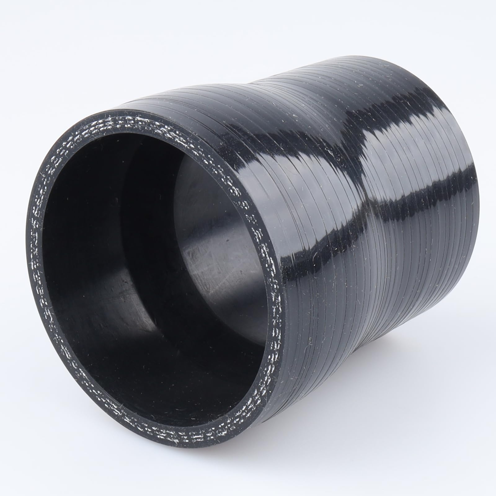 Ac Performance Id 2.5'' To 2-3/16'' (64Mm To 55Mm) Silicone Hose Straight Reducer 3-Ply Reinforced Black, 3'' Length