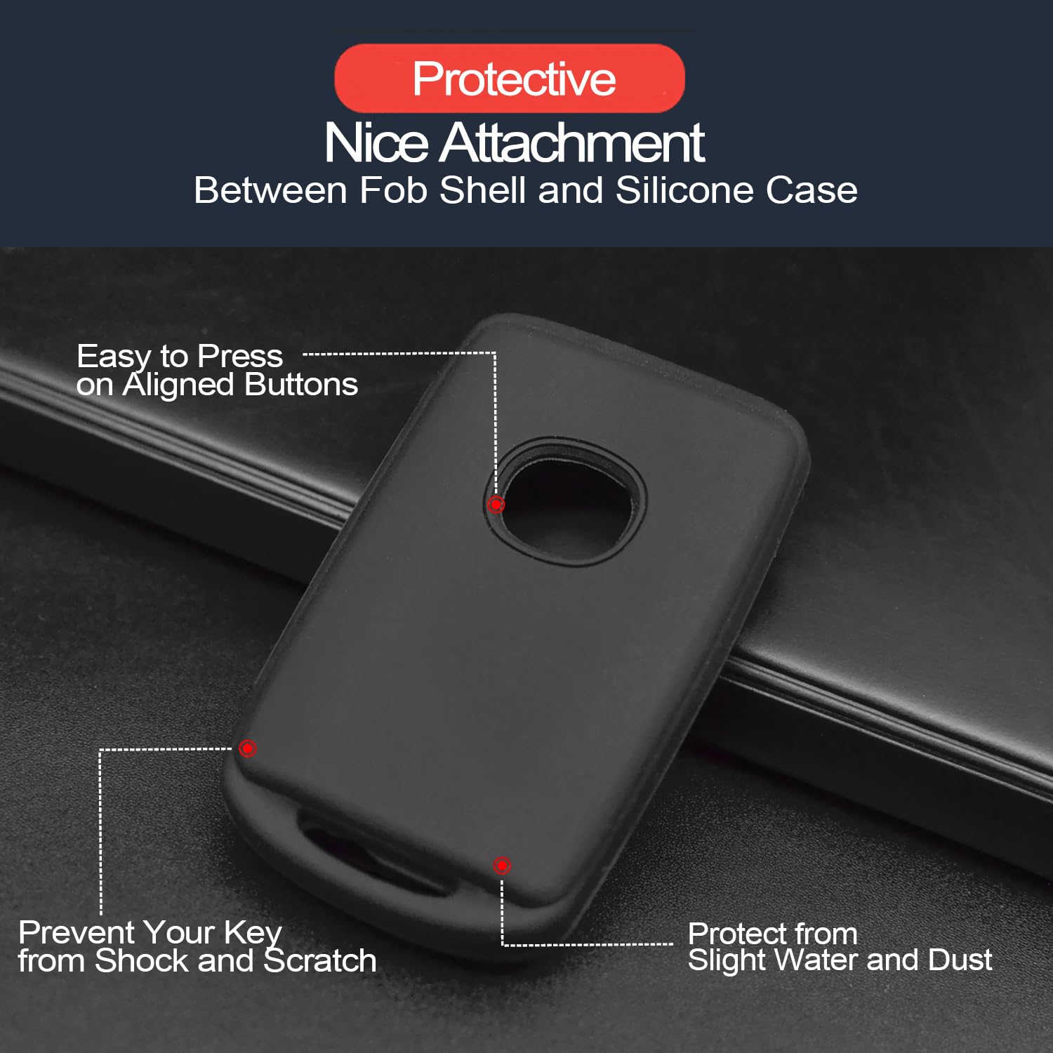 Infipar 2Pcs Compatible With Mazda 3 6 3 Sport Cx-3 Cx-5 Cx-9 Cx-30 Cx-50 Cx-90 Mx-5 Miata Mx-30 Ev Wazske11D01 Black Key Fob Co