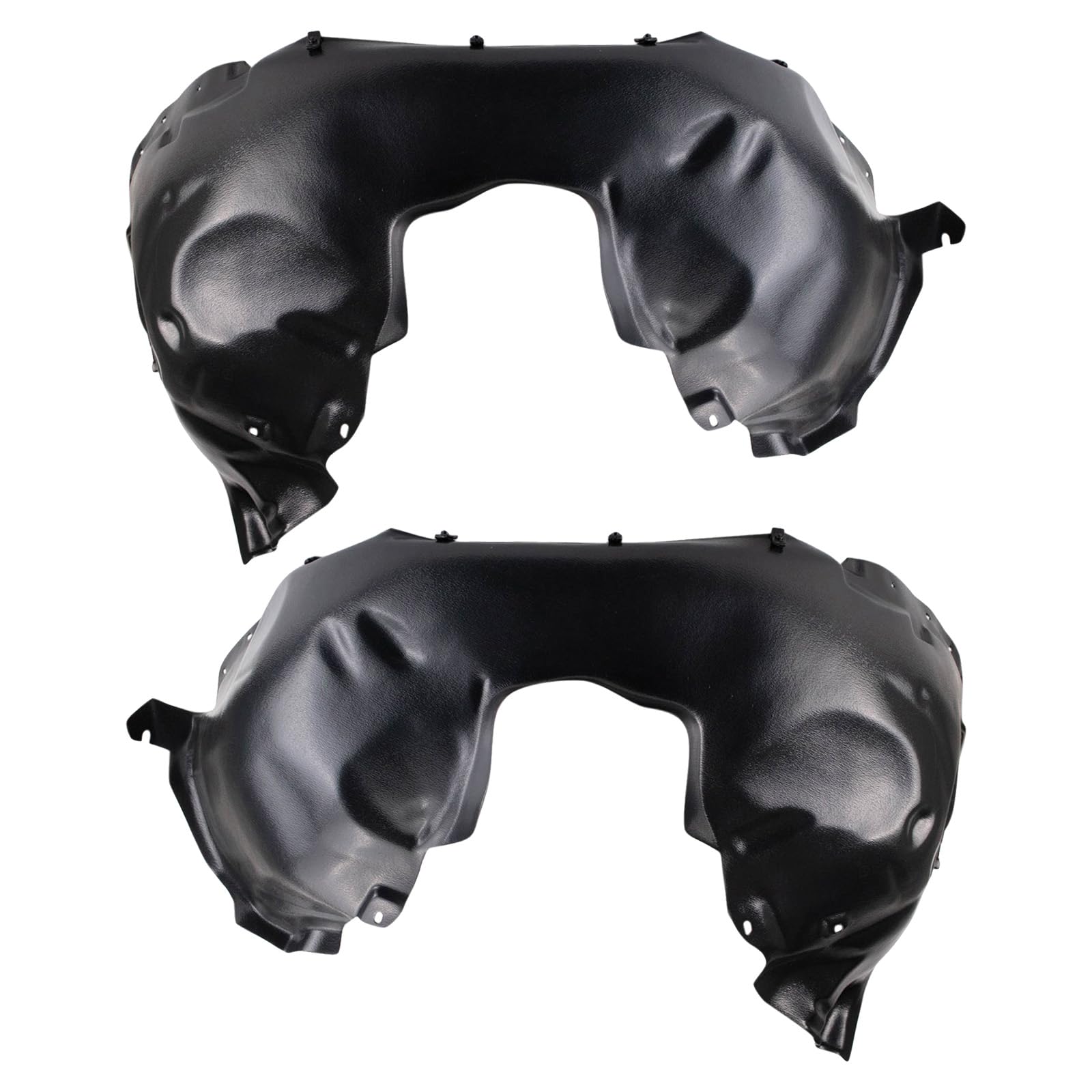 Trq Inner Fender Liner Set Compatible With 2007-2014 Volvo S80 2008-2010 V70 Vo1248113 Vo1249113