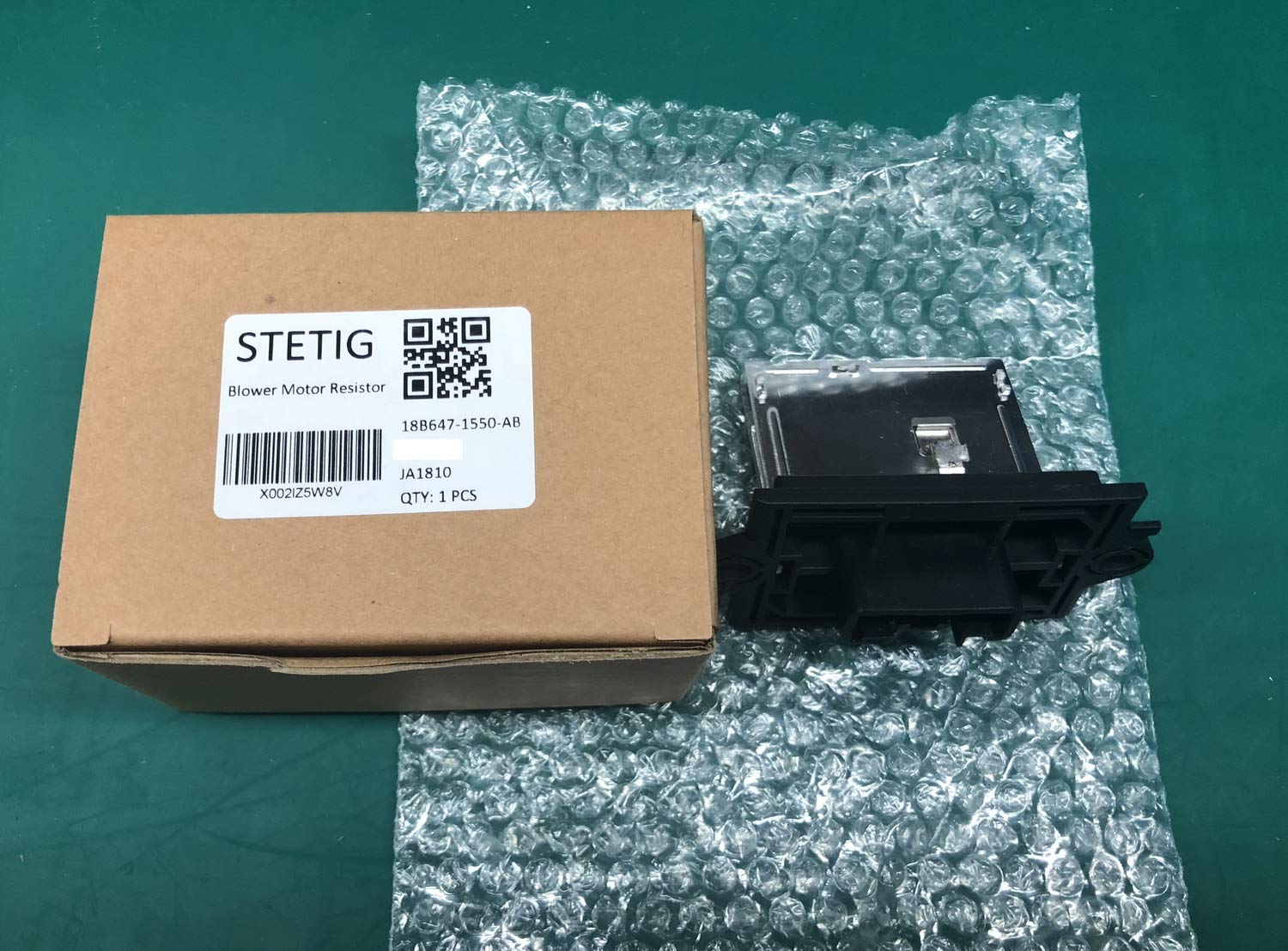 Manual Temp Control Blower Motor Resistor Fits 09-10 Cube / 07-09 Tiida / 07-12 Versa Replace 4P1688 973116 Ru702 20375 973-116